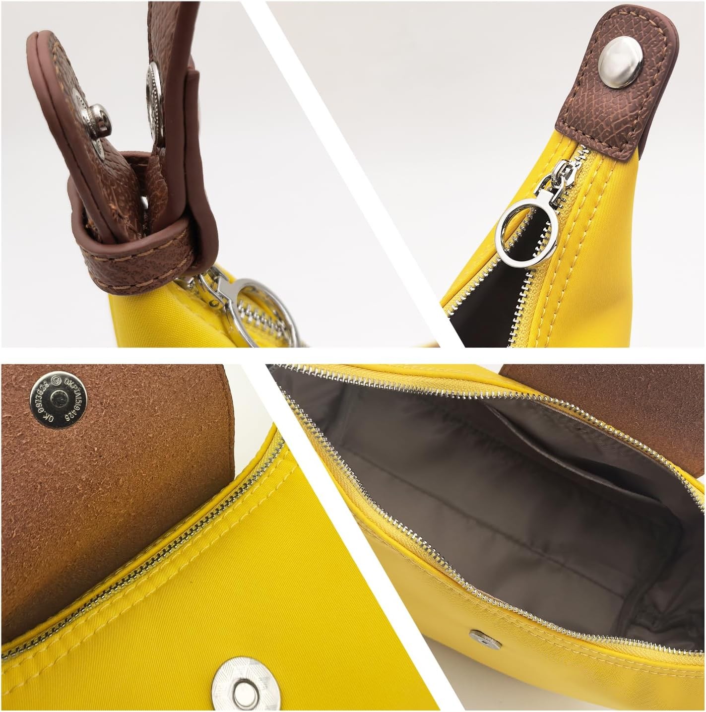 Convertible Women Underarm Bag Shoulder Purses with 2 Straps, Dumpling Design