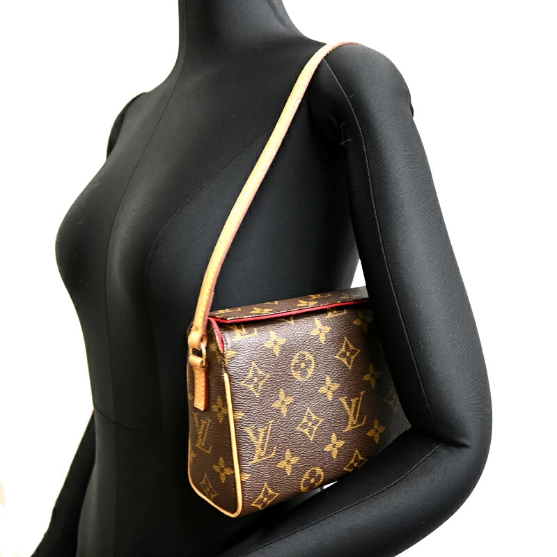Louis Vuitton Recital Shoulder Bag M51900 Monogram Brown r0_0725