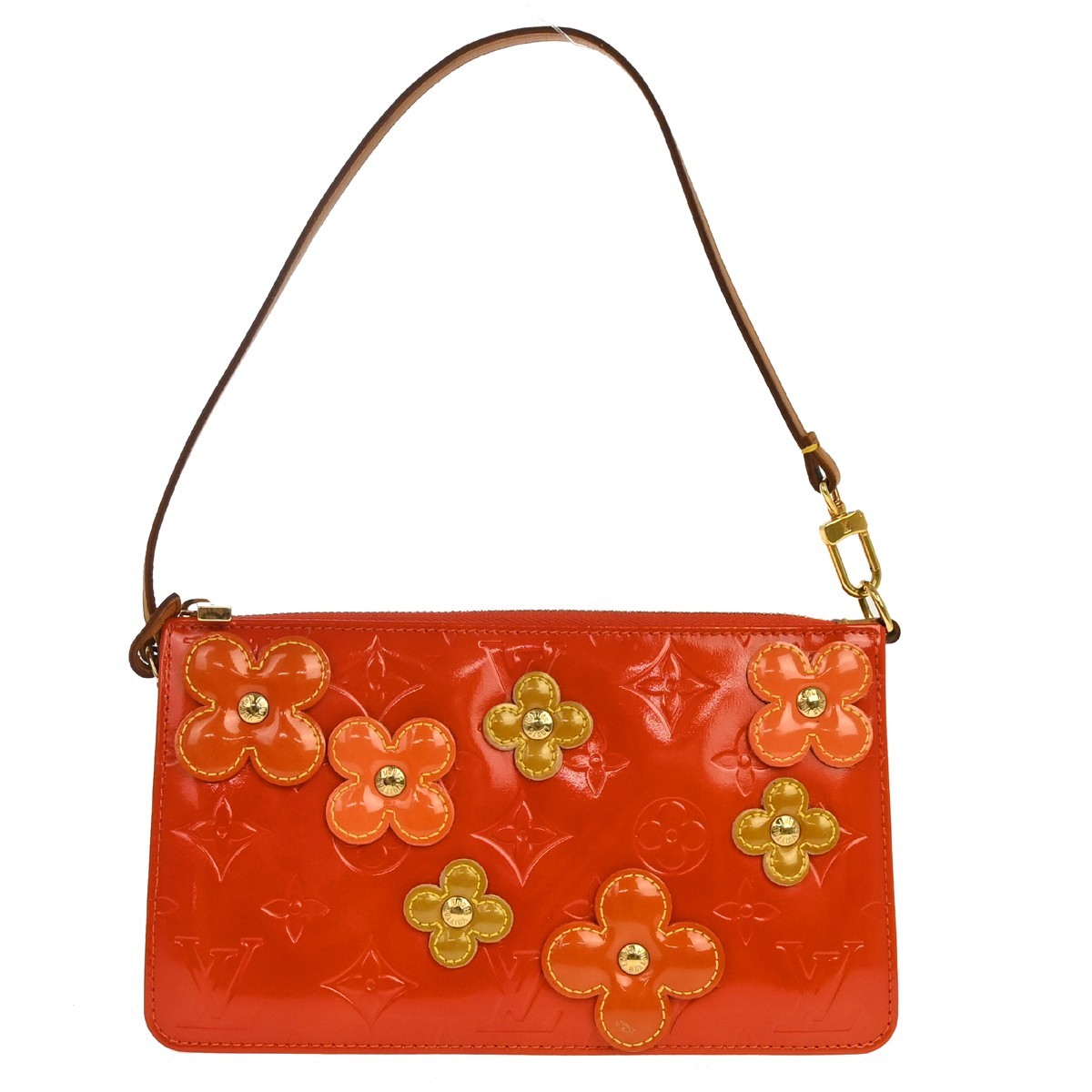 Best07 Louis Vuitton Orange Vernis Flower Lexington M92247 CA0012 YQ09544