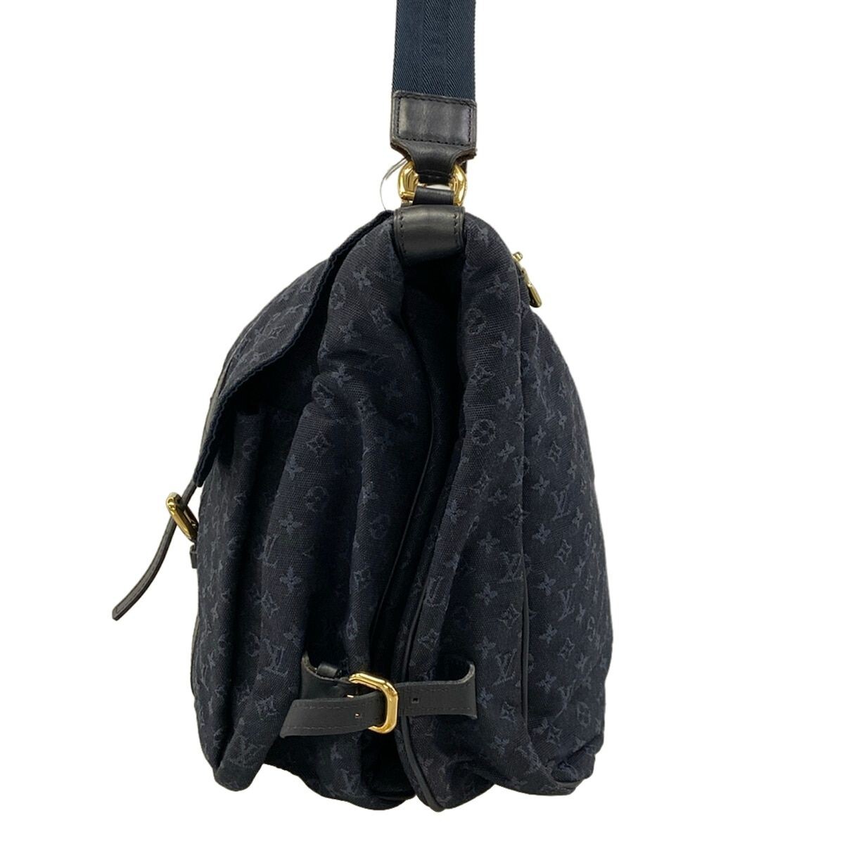 Louis Vuitton Monogram Mini Doonesse Shoulder Bag Blue M42311 Auth