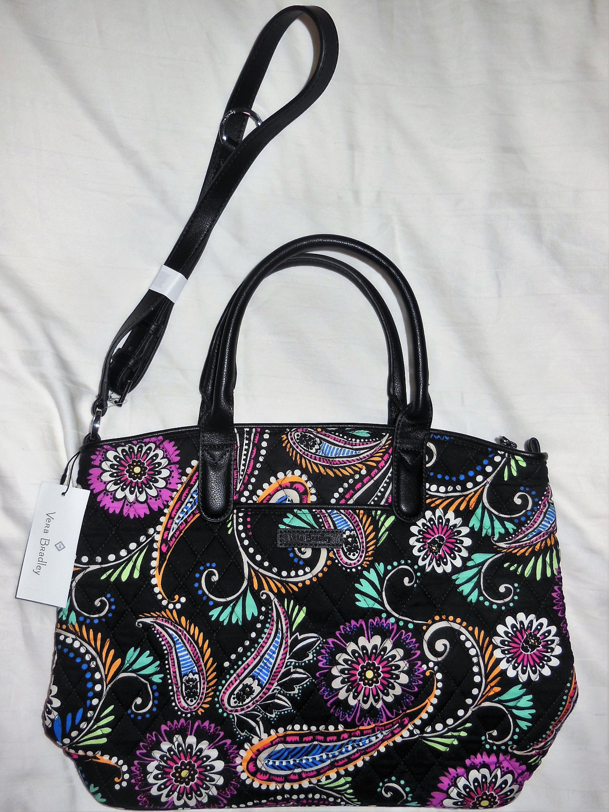 NWT Vera Bradley $108 CASUAL SATCHEL in BANDANA SWIRL 23309-I42