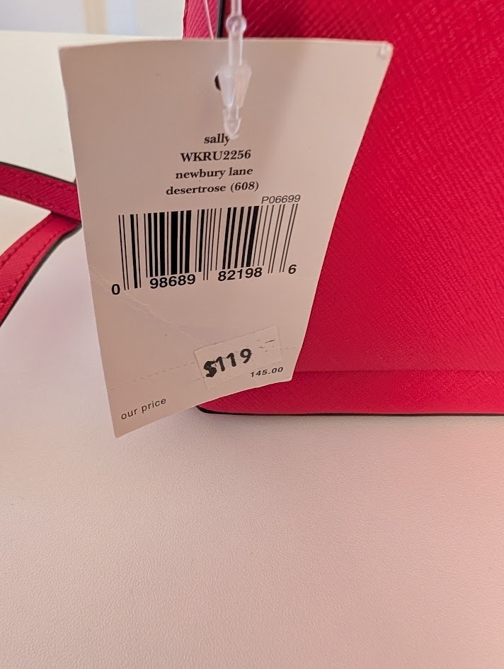 Kate Spade Sally Crossbody Bag – Desert Rose (Hot Pink)