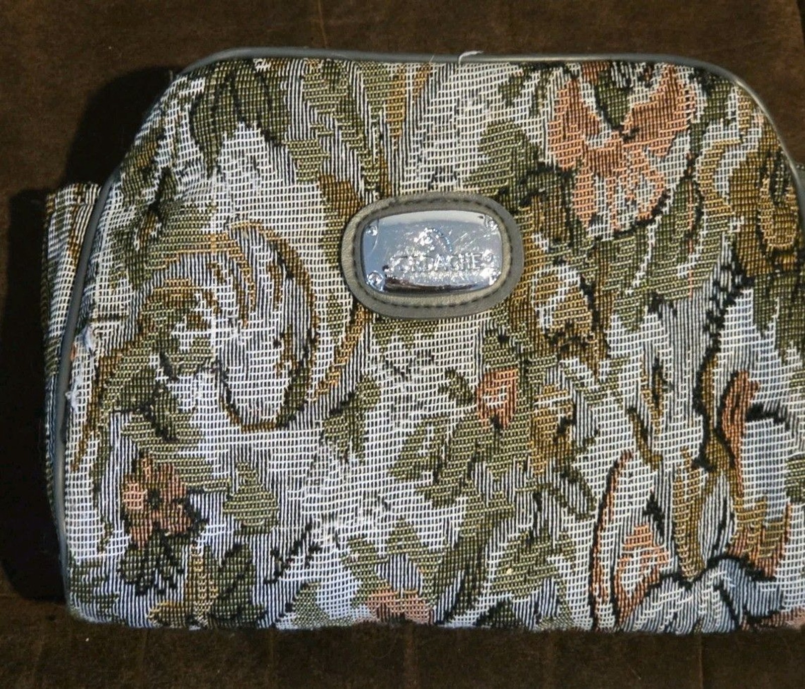 Jordache Tapestry Makeup Clutch Bag