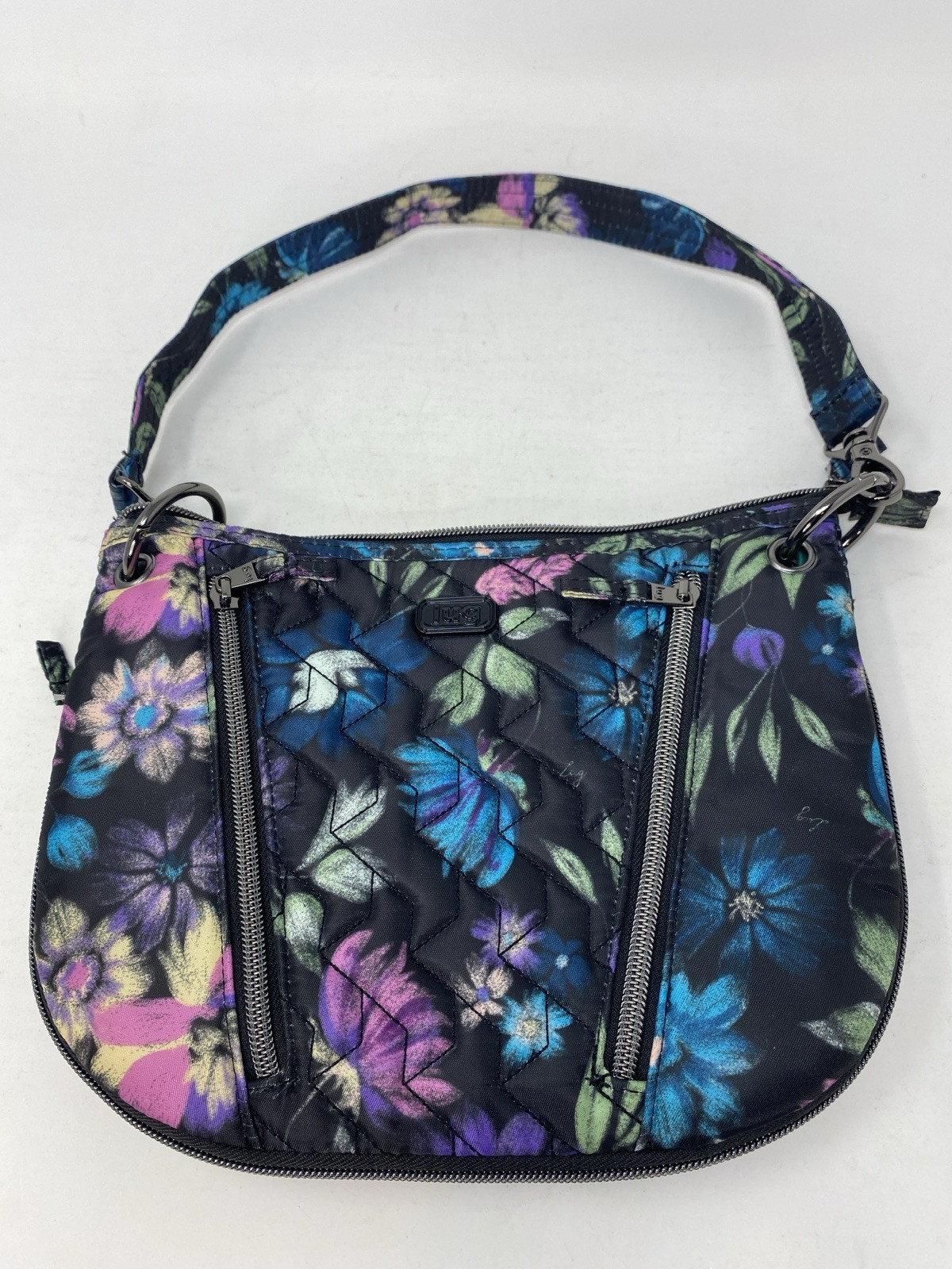 Lug Ranger Crossbody Bag Bloom Floral Print RFID Handbag Purse New No Tags