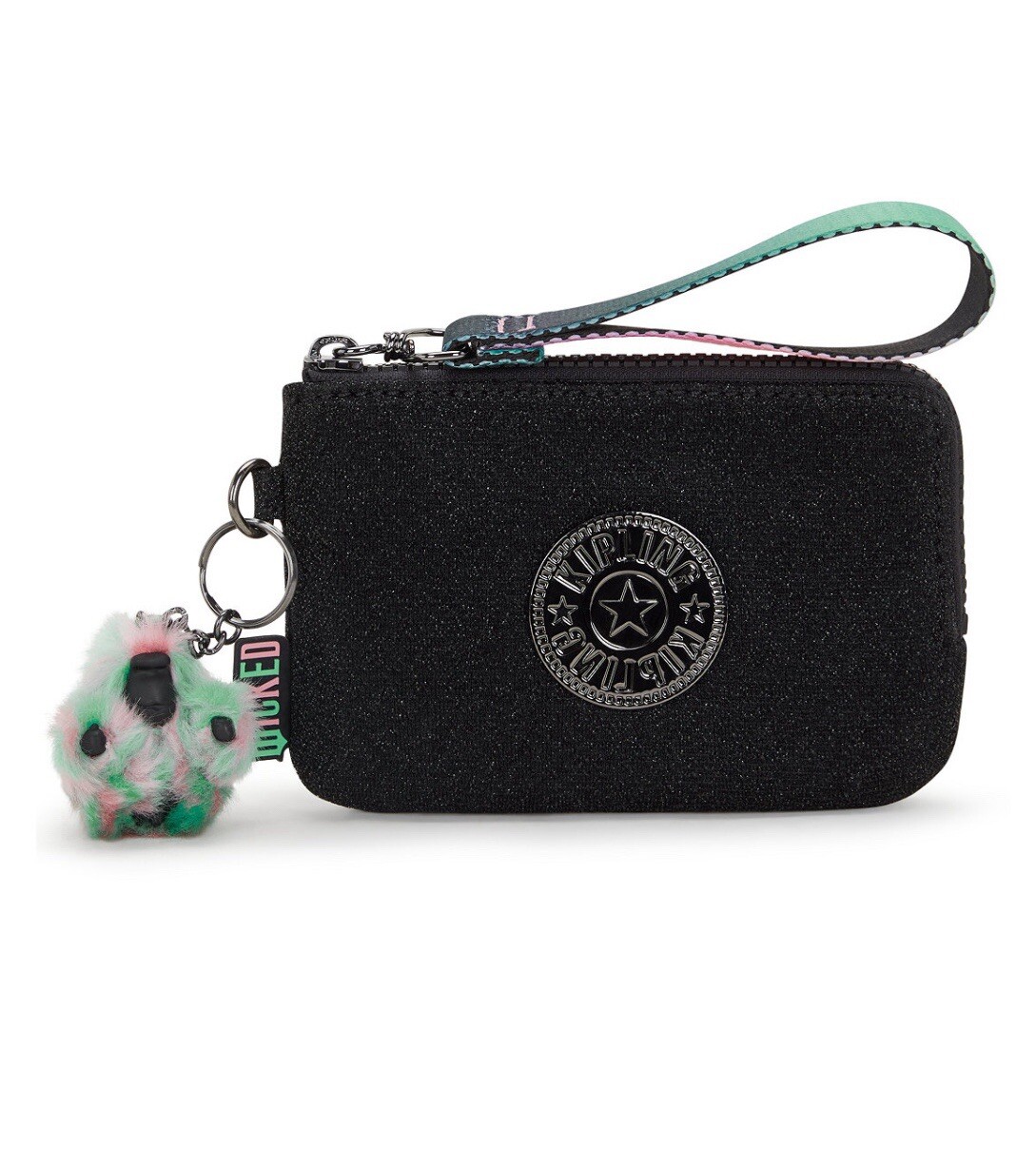 Kipling Amzi Wicked Wristlet With Monkey Keychain