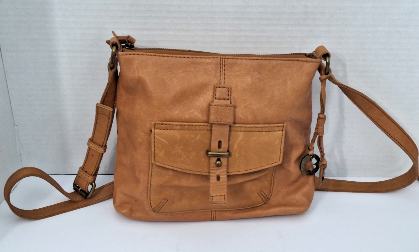 Lucky Brand Leather Crossbody Purse Bohemian Western Cowgirl Travel Hippie Y2K