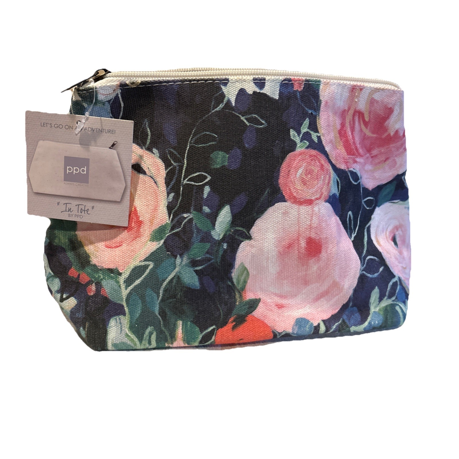 Ppd Rosetta ”In Tote”, Carrie Schmidt Design, 12“ X 6.75“ X 4.75“