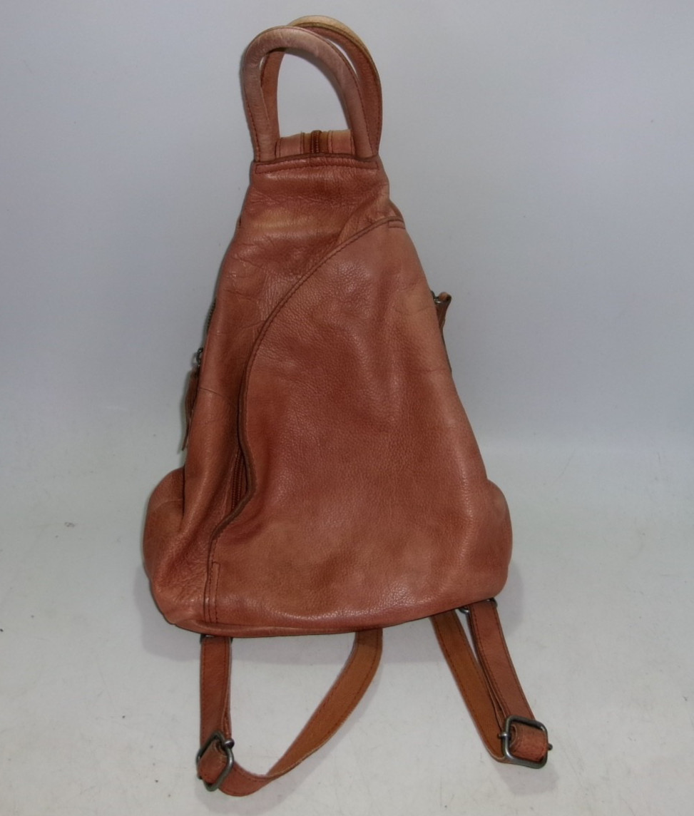 We The Free Soho Convertible Crossbody Sling Backpack – Brown Leather – TLC