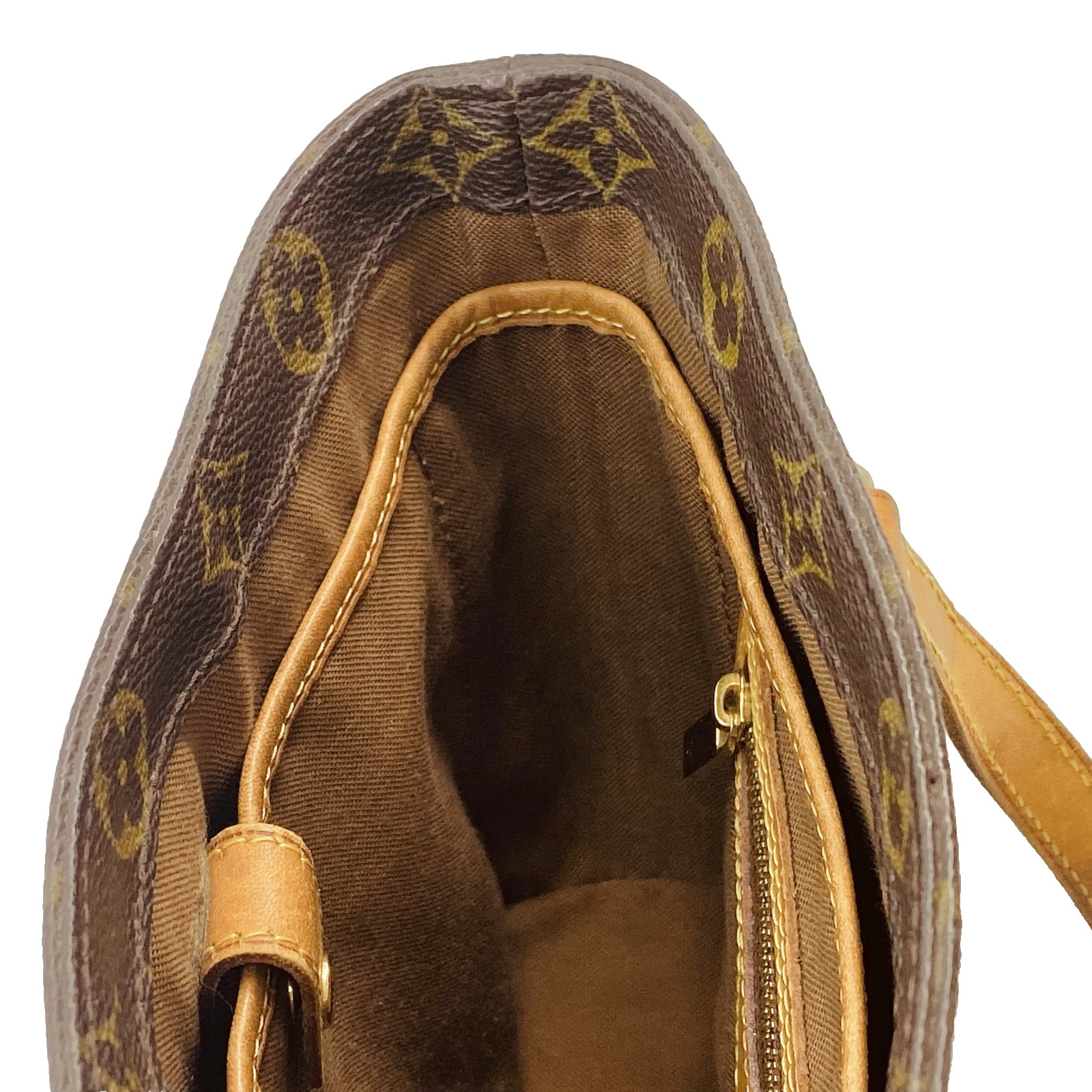 Louis Vuitton Monogram Vavin PM Handbag, Brown PVC M51172#GG545-415
