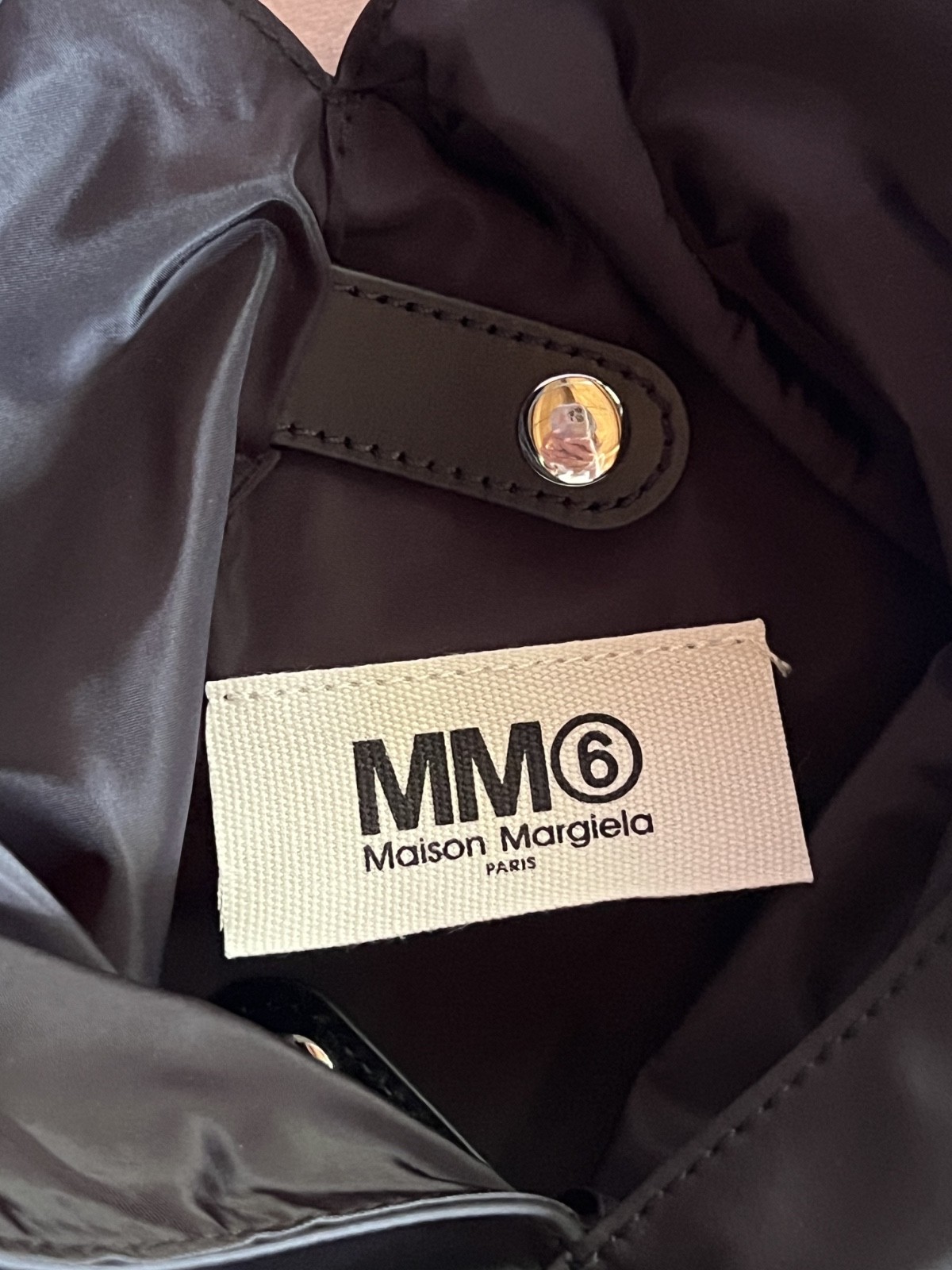 [MM6 Maison Margiela] Black Nylon FOLDABLE JAPANESE BAG SB5WD0021 P5684 T8013