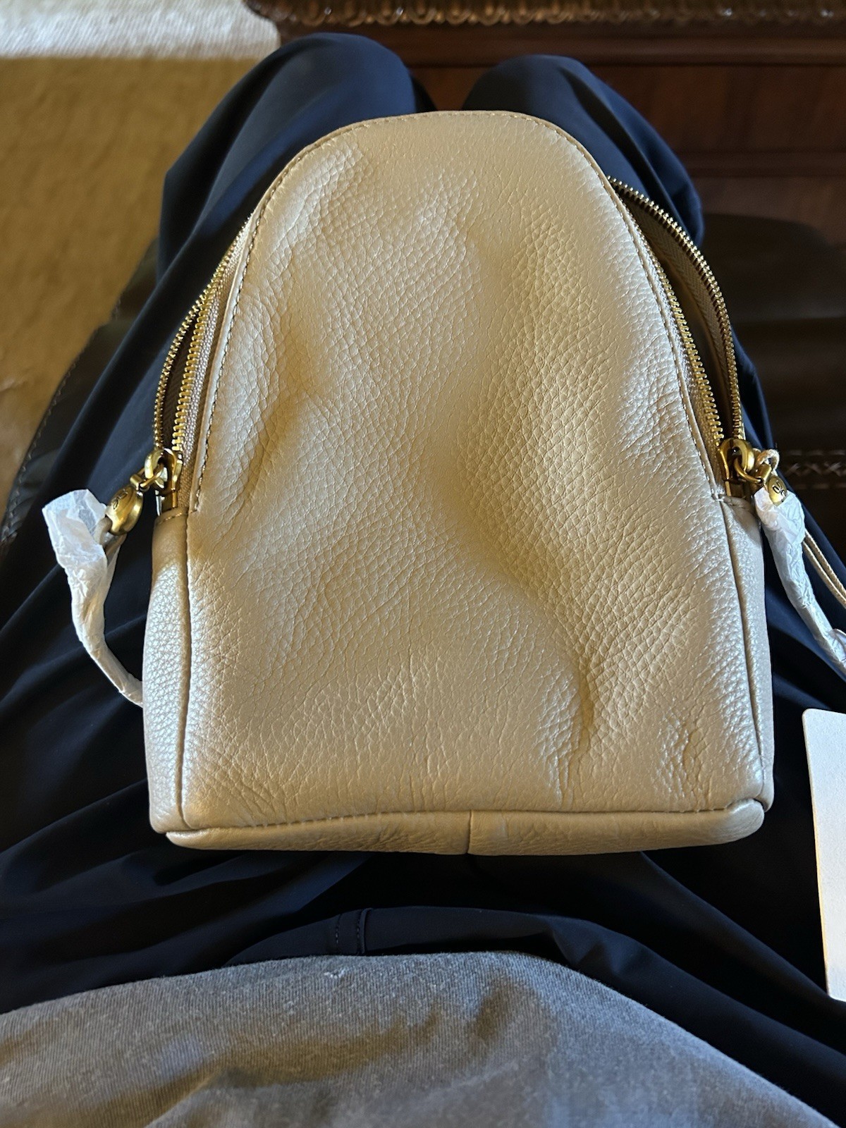 Hobo Sling Women’s Leather Purse Fern NWT, Taupe Retails $198