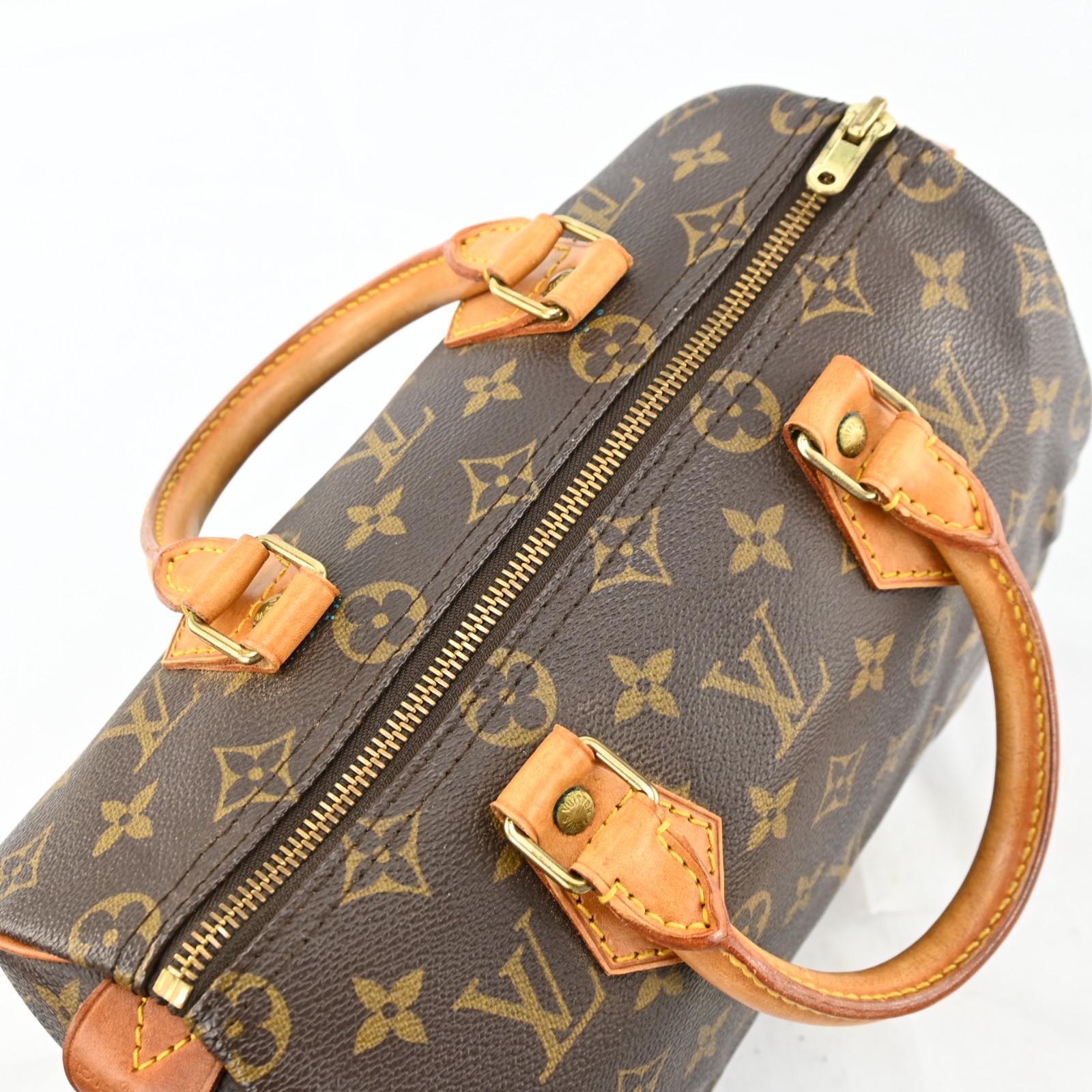 LOUIS VUITTON Monogram Speedy 25 M41528 Hand Bag Canvas A4226SR805