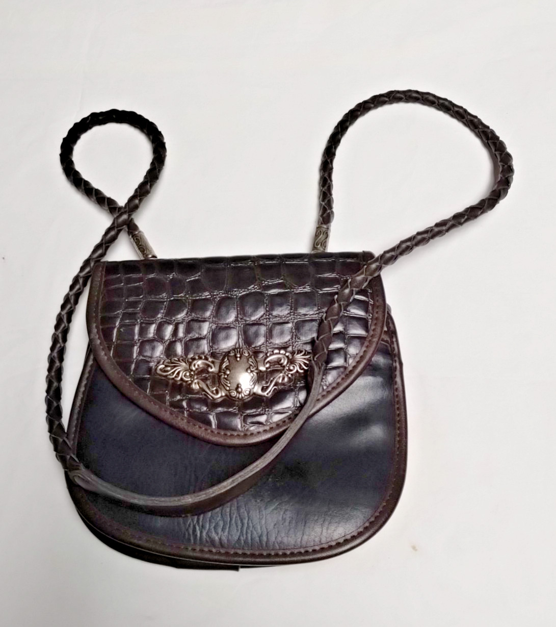 Riding Club Harness Collection Small Black Versatile Purse w/ Shoulder Strap
