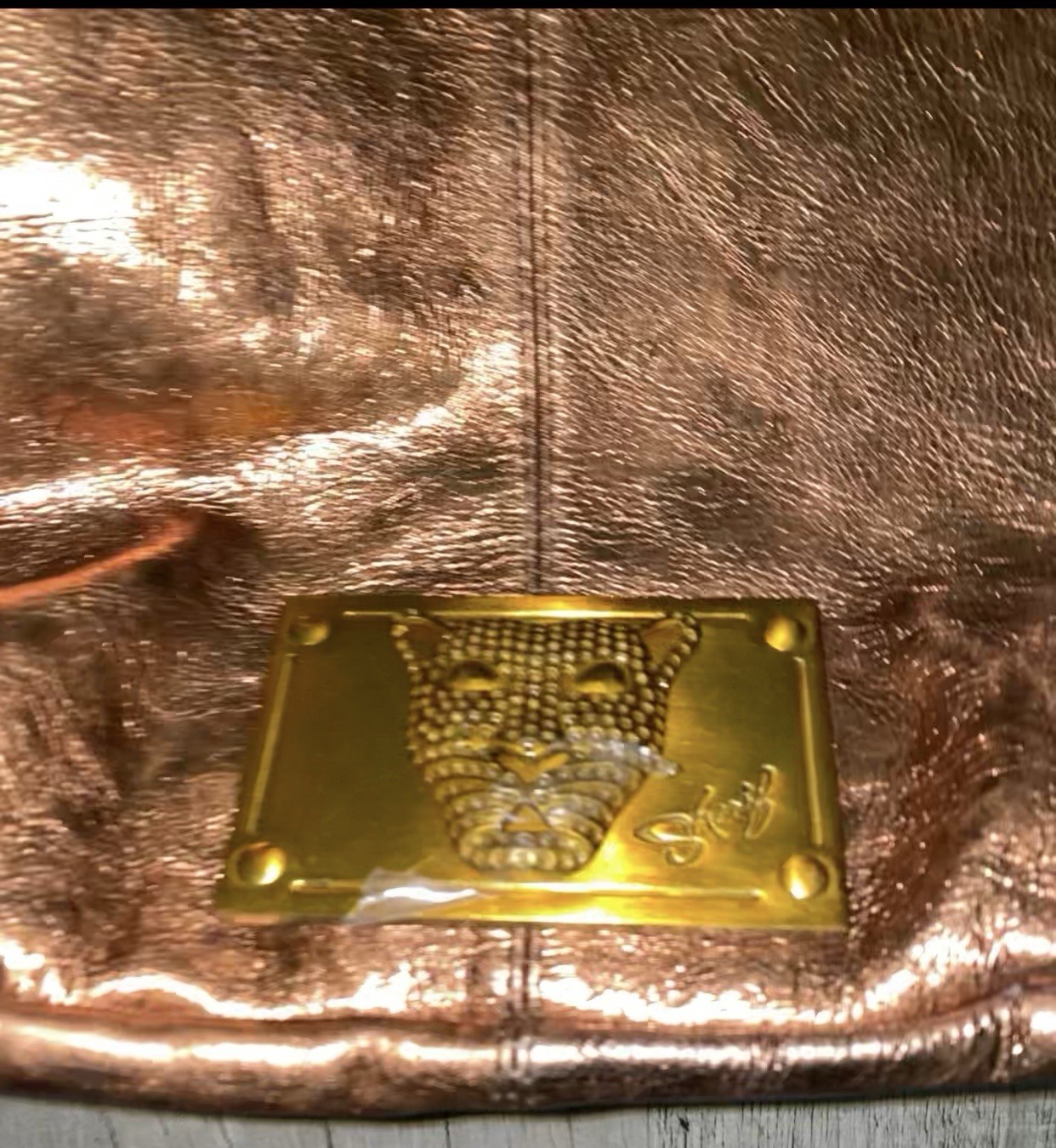 Sharif 1827 Artisan Signature Line Shoulder Bag Bronze Copper