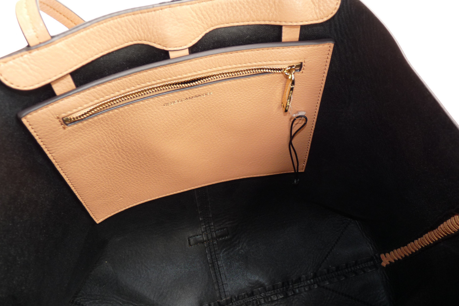 Authentic Rebecca Minkoff Panama Butter Rum Leather Tote Handbag Bag