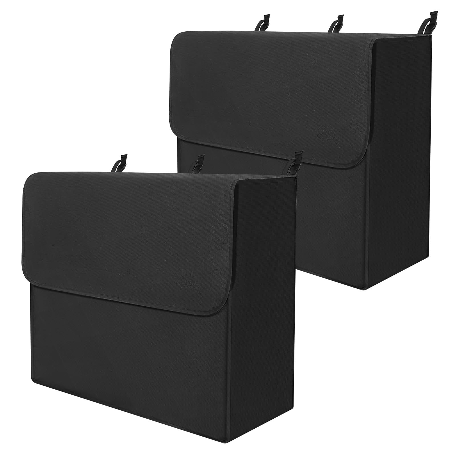 2 Pcs Black Horse Blanket Storage Bag 600D Oxford Fabric 24 x 20 x 9 in Water…