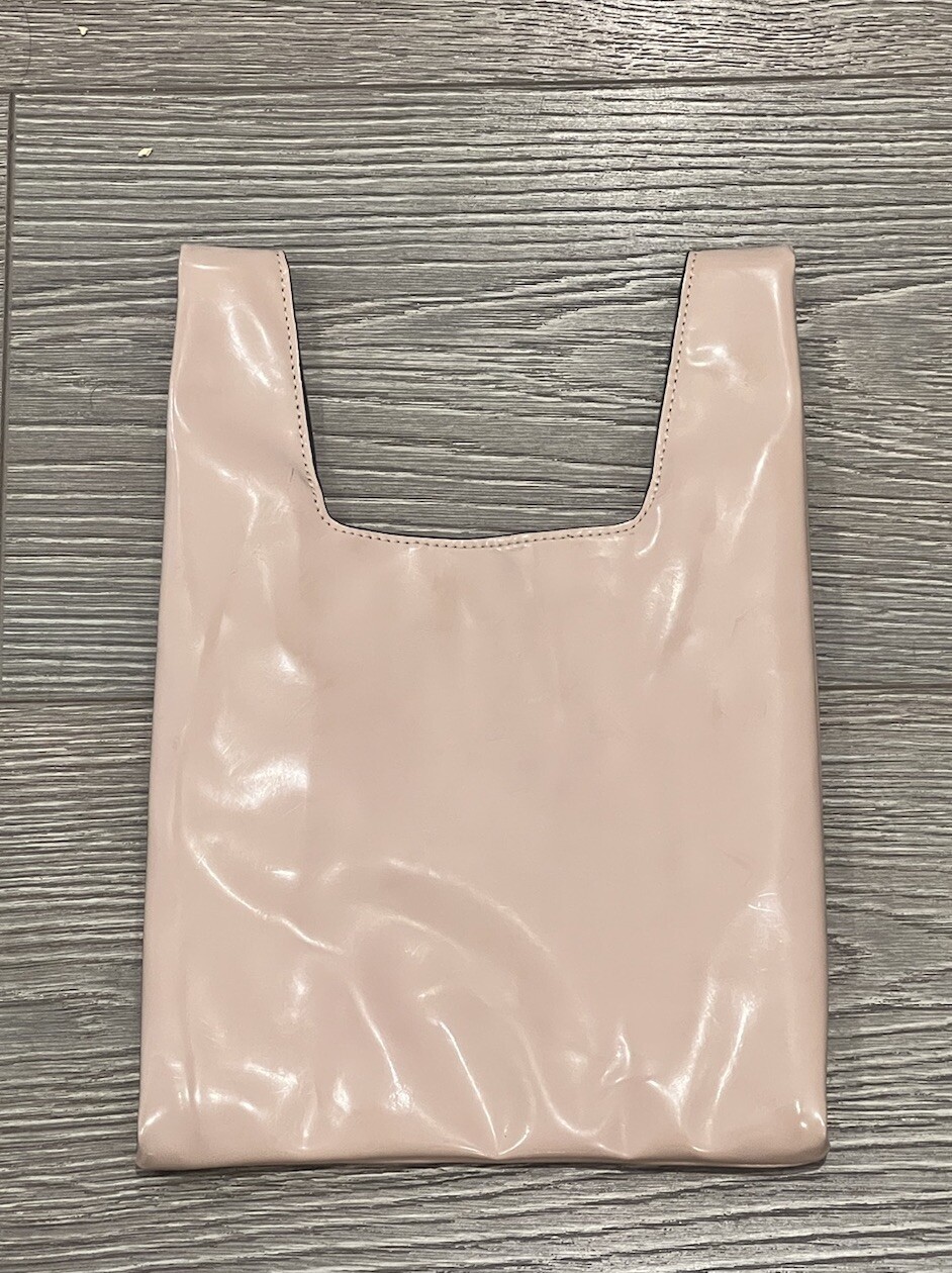 Hayward Women’s PVC Nude Mini Shopper Tote Handbag Made in USA