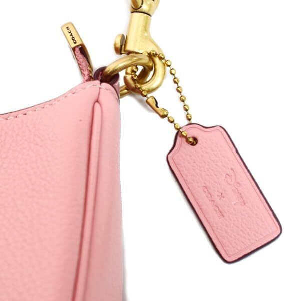 [Coach] x Disney Teri Shoulder Bag / Ice Skating Motif CM858 B4OFE Light Blush