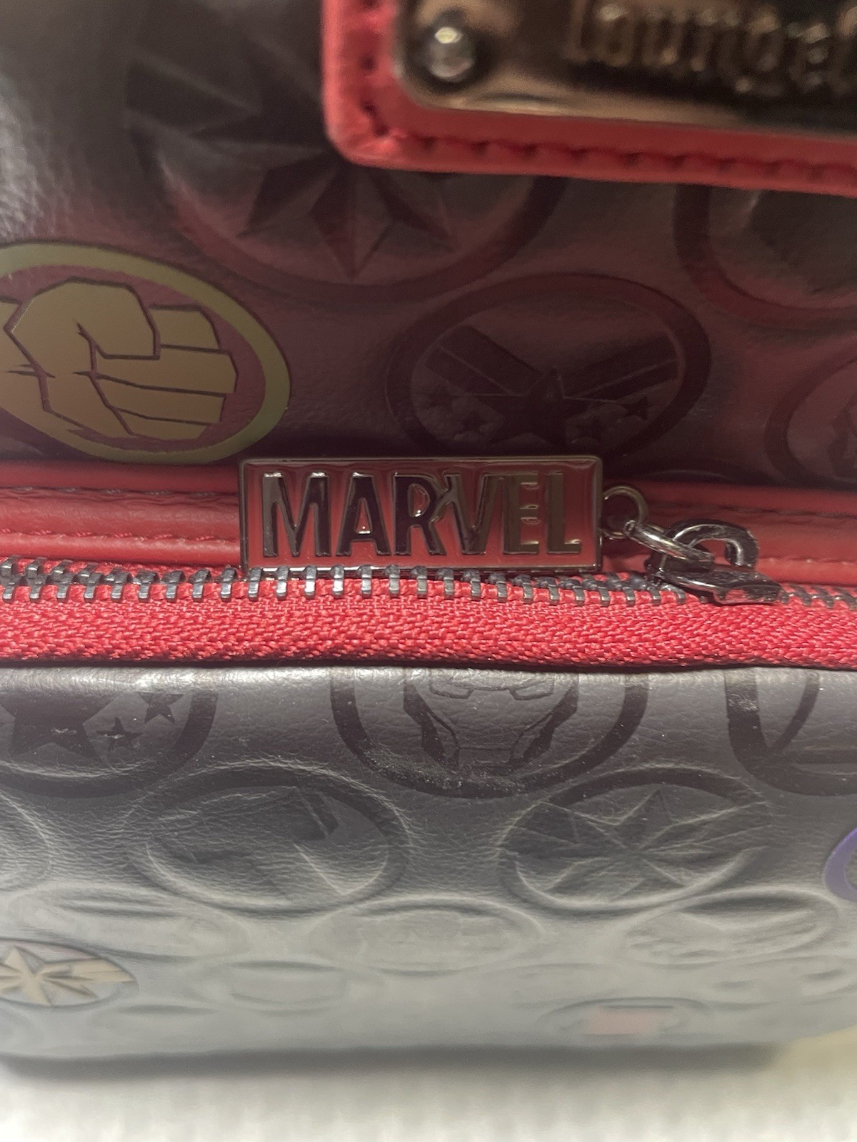 NWT Loungefly MARVEL Avengers Debossed Mini Backpack
