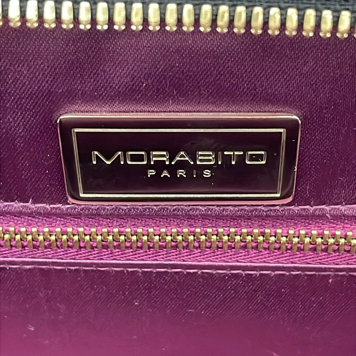 MORABITO Gold Leather Handbag