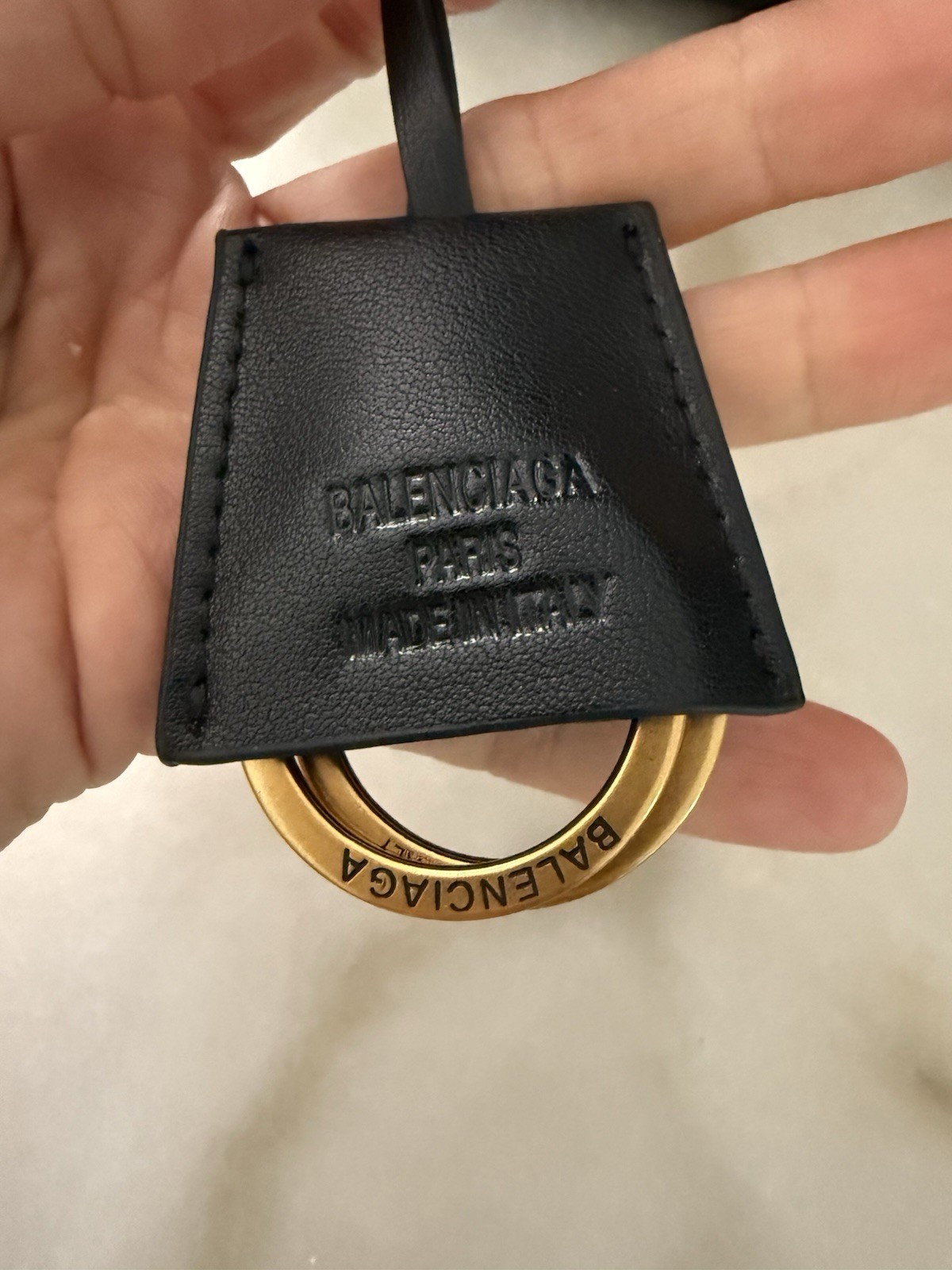 Balenciaga Bel Air med Black Leather Carryall Bag