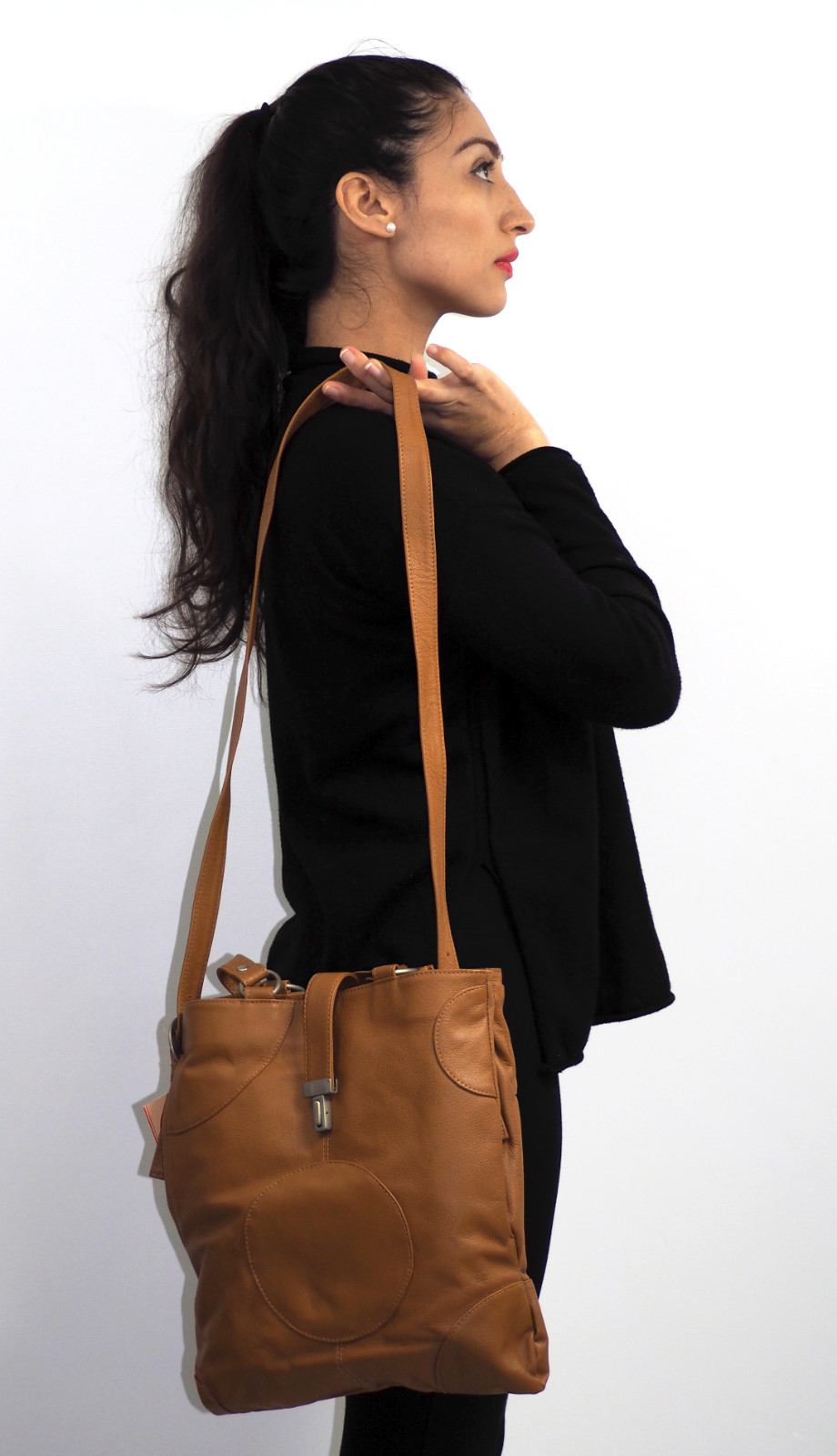 by G L 015, big shopping bag, unisex 5 colors , imported fine grain leather.