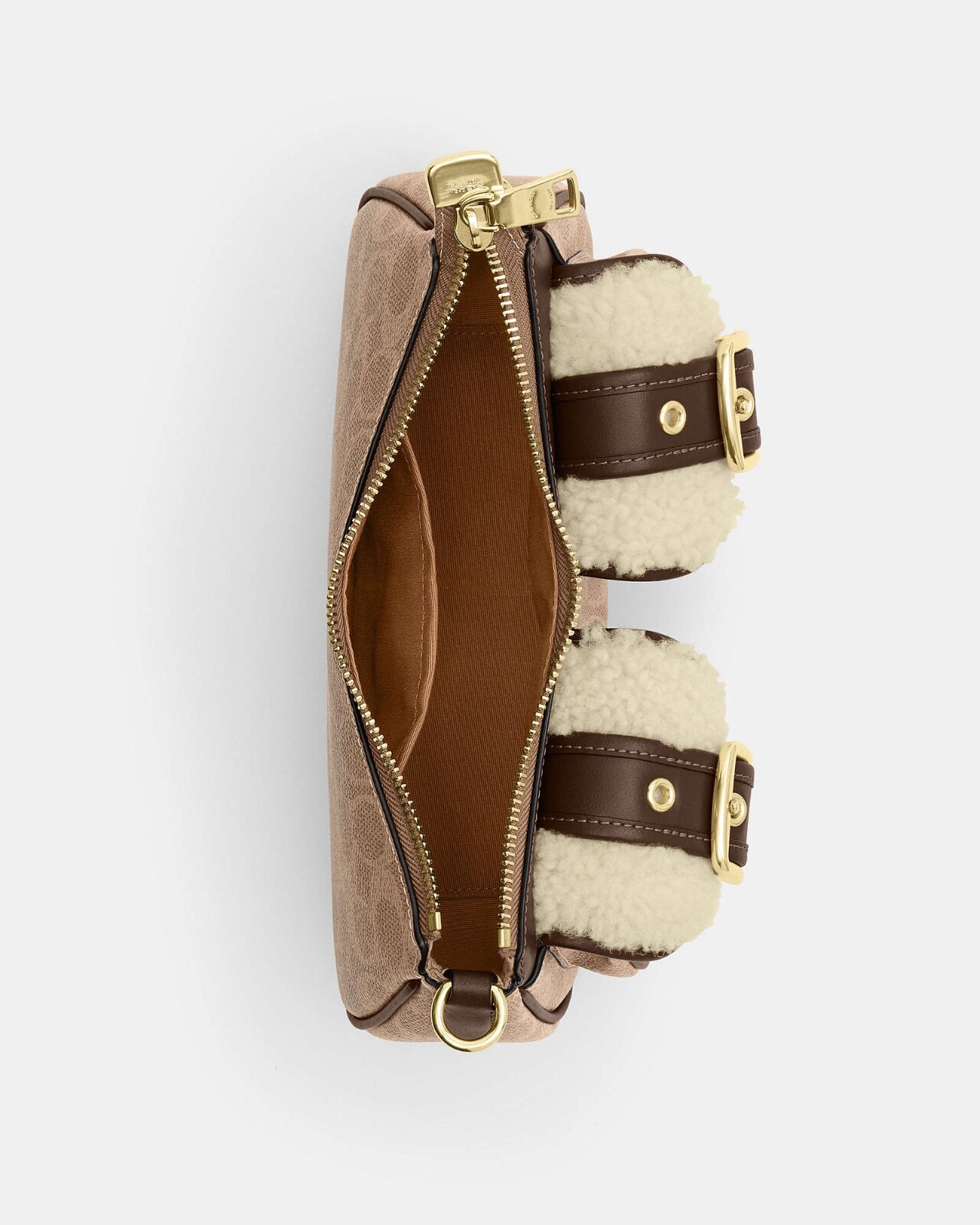 Coach CY658 Ashton Baguette Bag In Signature Canvas NWT