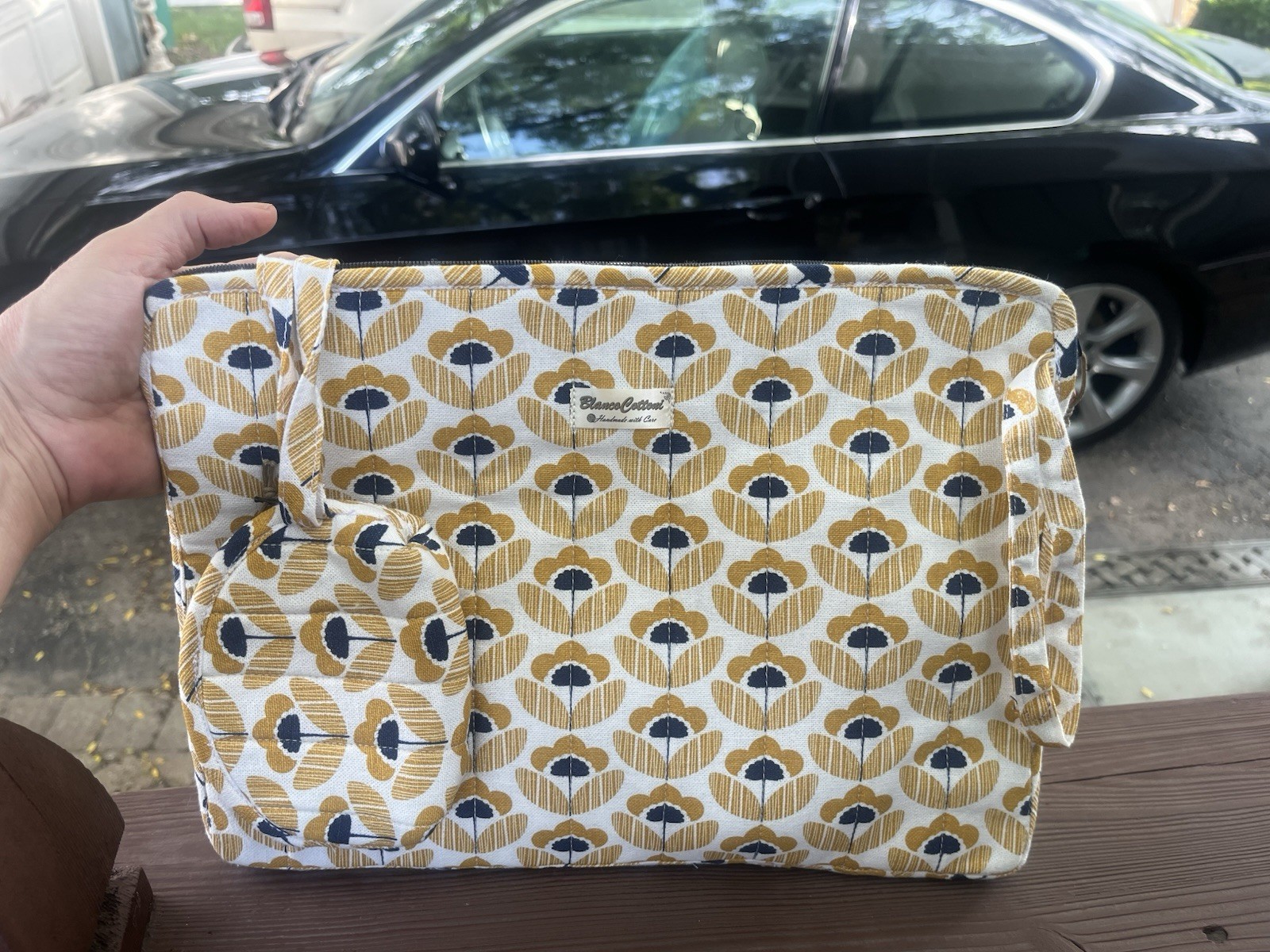 Blanco Cotton Bag With Coin Purse