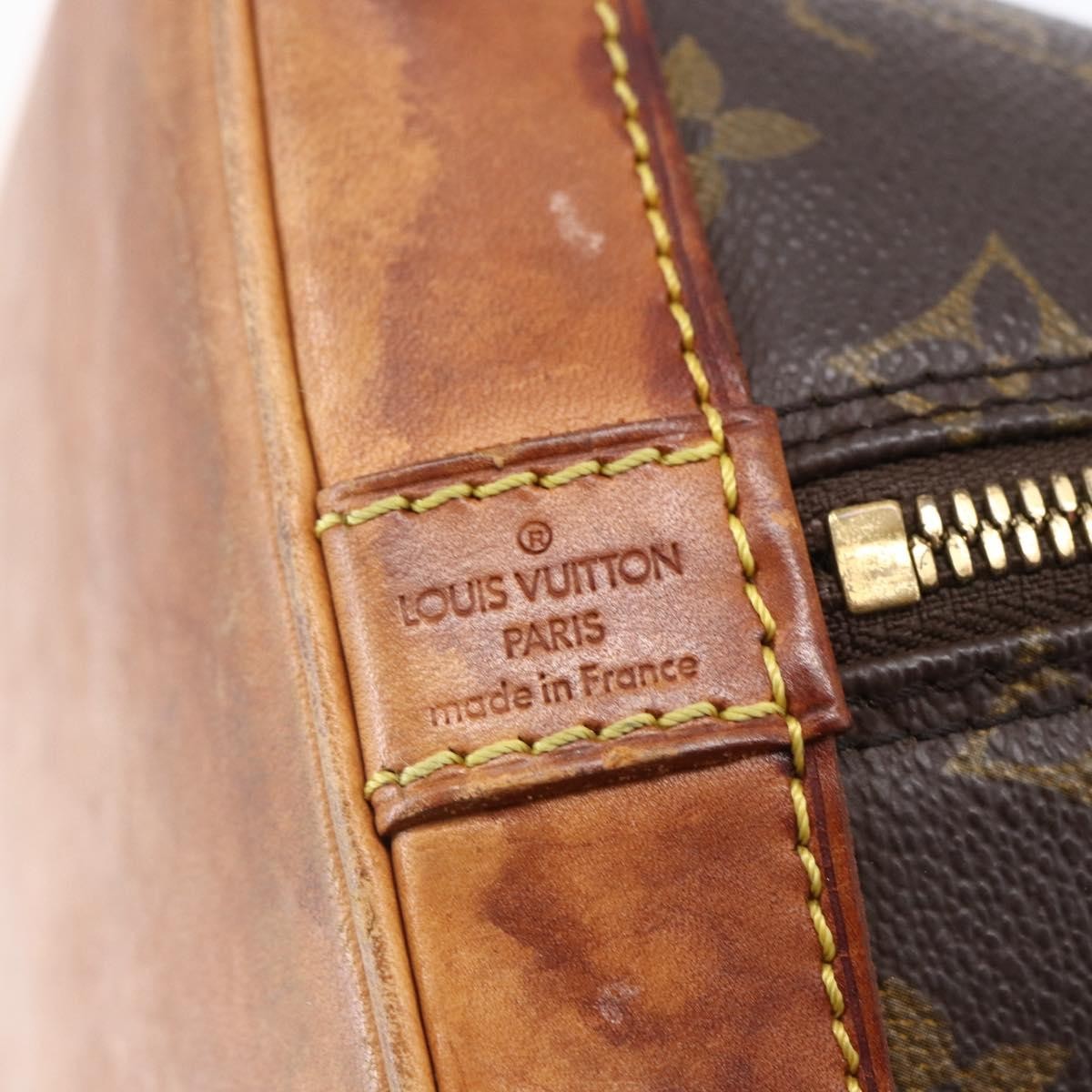 LOUIS VUITTON Monogram Alma Hand Bag M51130 LV Auth 151118
