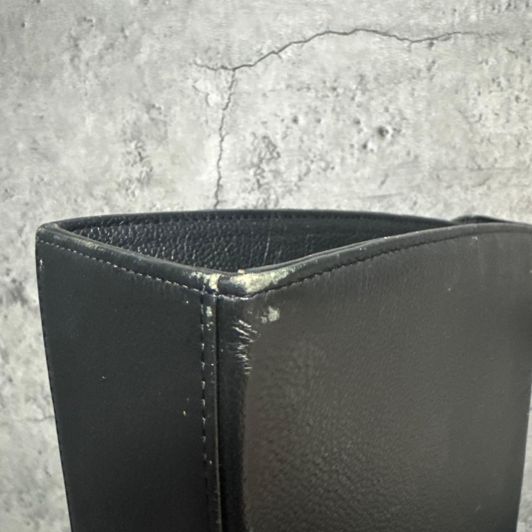 Yves Saint Laurent Handbag Leather Black button Cassandra formal Condition Used