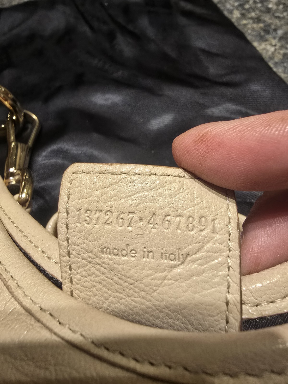 Yves Saint Laurent Rive Gauche Shoulder Bag, Beige, Neutral, YSL