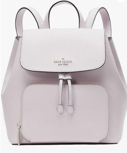 Kate Spade Kristi Medium Flap Backpack Yellow Butter Leather Bag KA695 NWT