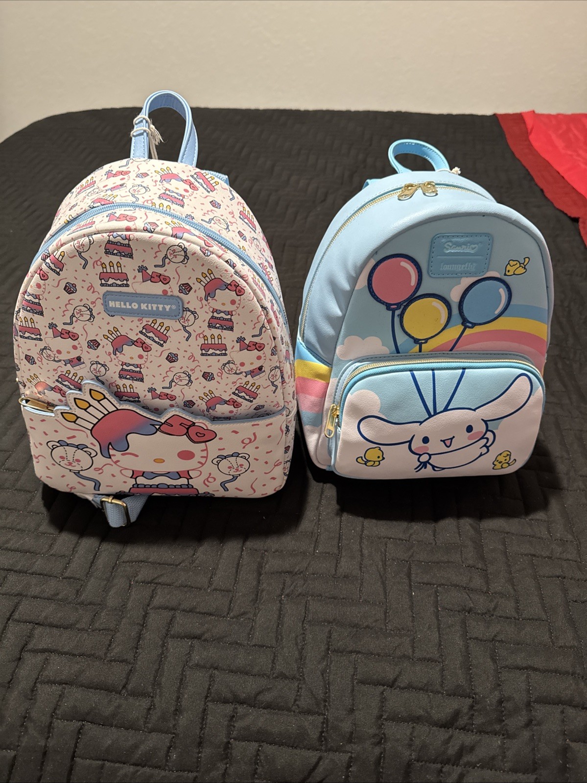 2fer!!! Loungefly Sanrio Cinnamoroll And Loungefly Sanrio Hello Kitty Backpack