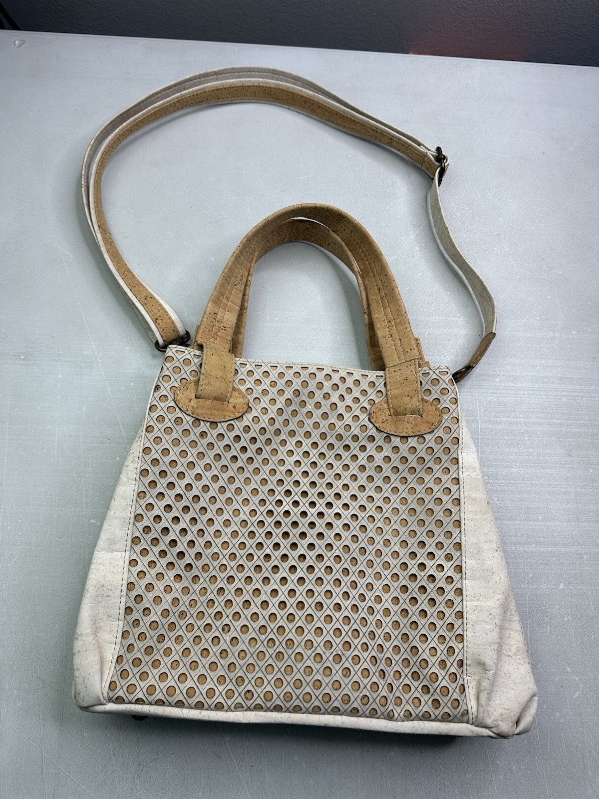 Natural Cork Vegan Cork Shoulder & Crossbody Bag Handmade Portugal