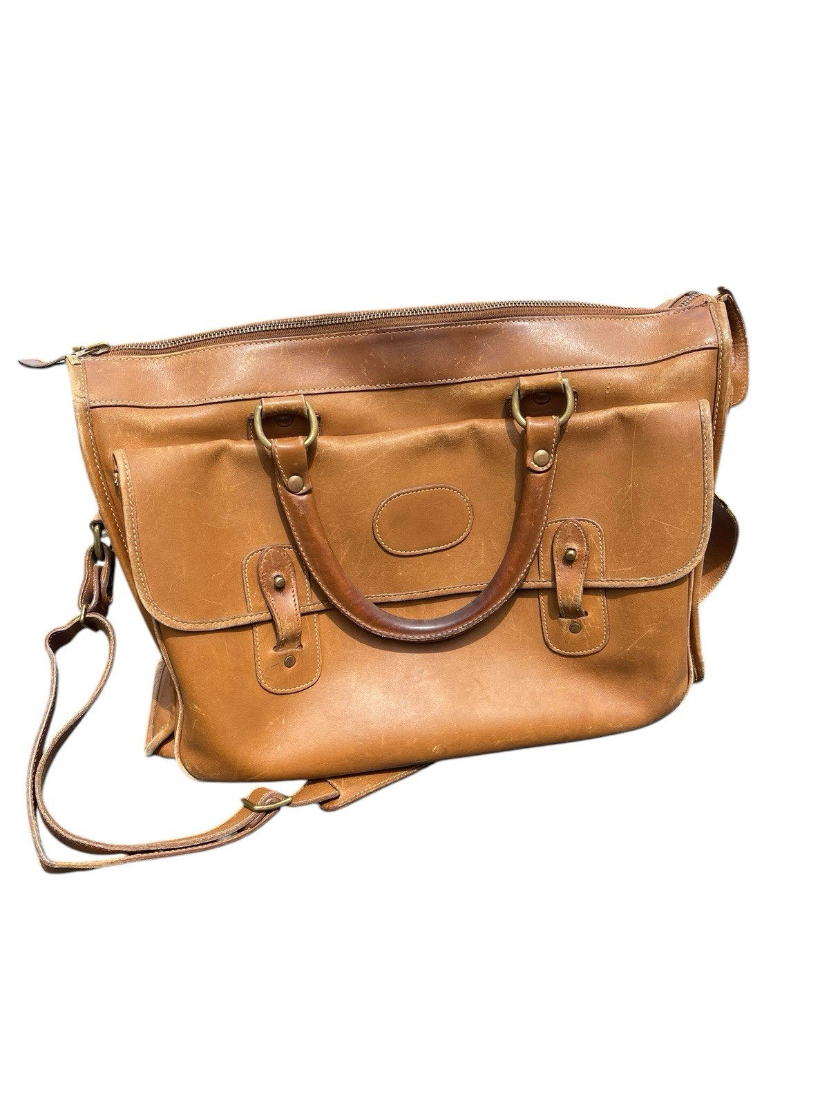Ghurka No. 17 Express Bag Old Leather MH Marley Hodgson Brown Rare Roomy Used