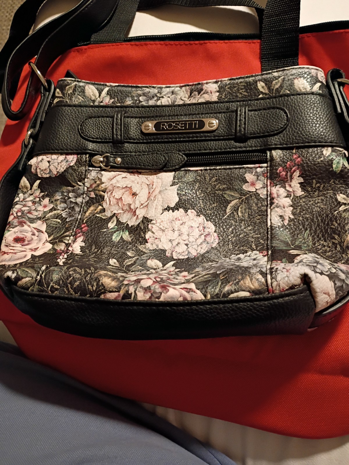 Rosetta purse floral design