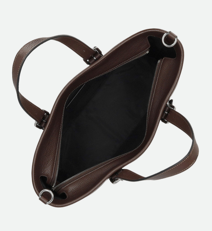 Coach Warner Tote Bag Maple Brown Leather (SVMPL), Style CW213, Unisex