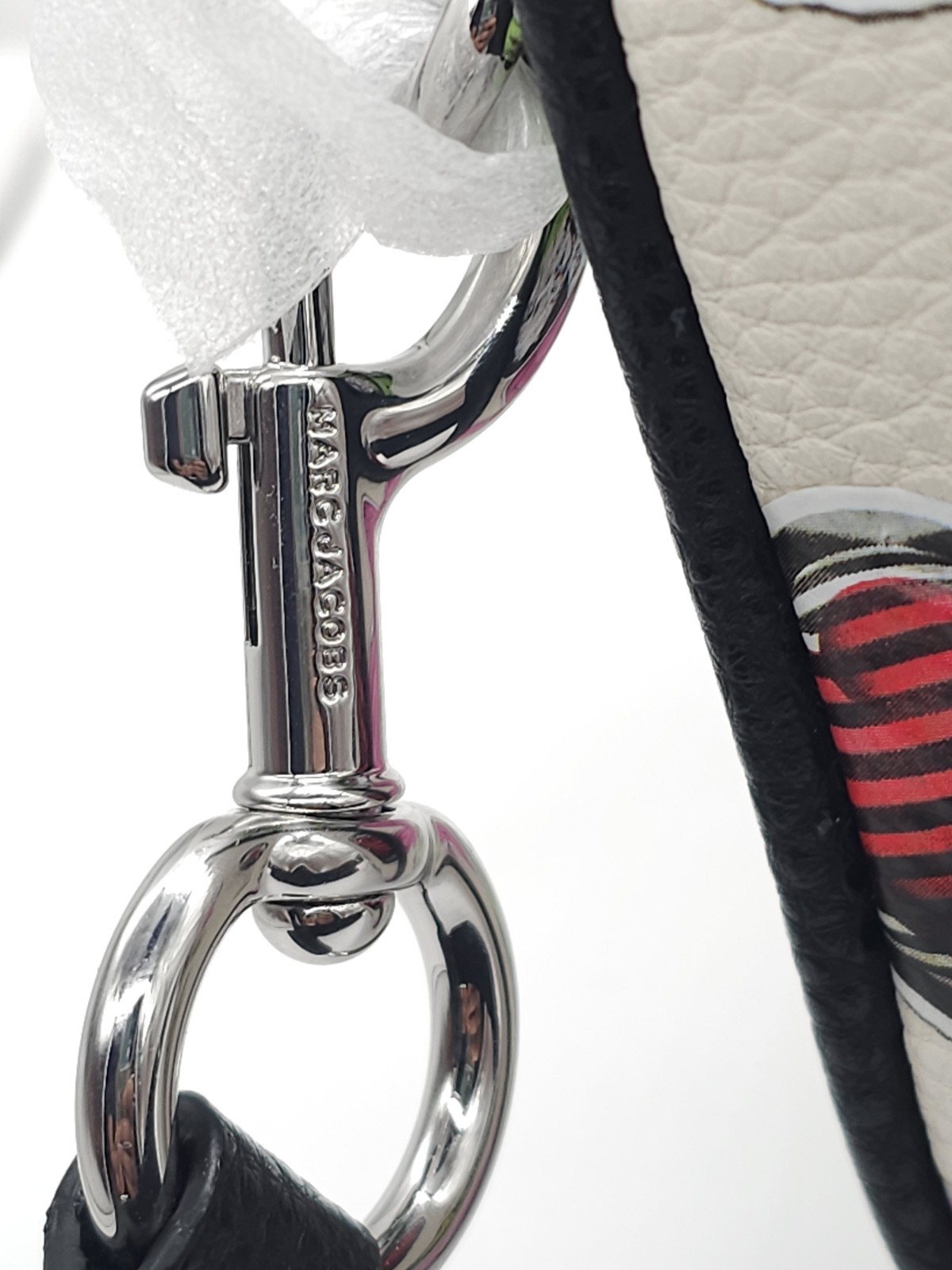 Marc Jacobs Leather Sticker Bold Flash Camera Bag White Limited New MK0275