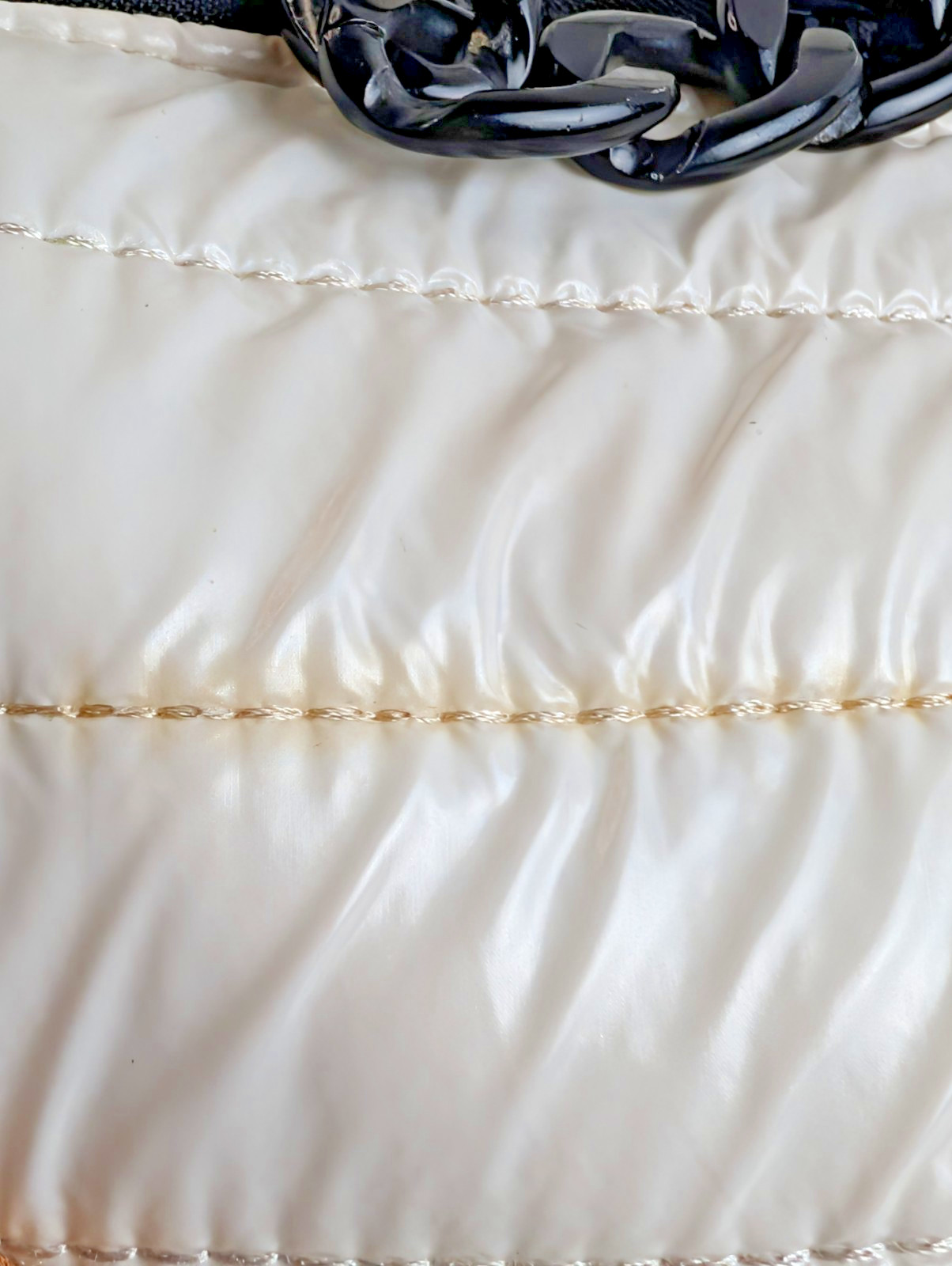BCBG Generation White Quilted Three-in-One Convertible Belt Sling Shoulder Bag