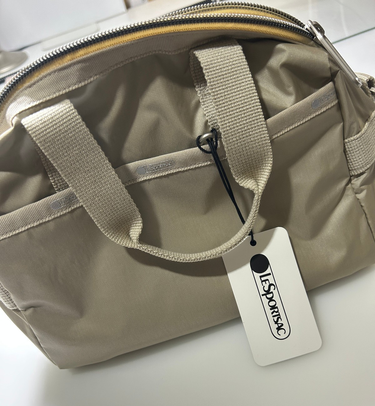 Lesportsac Essential Collection Small Uptown Satchel Shoulder Crossbody Desert C