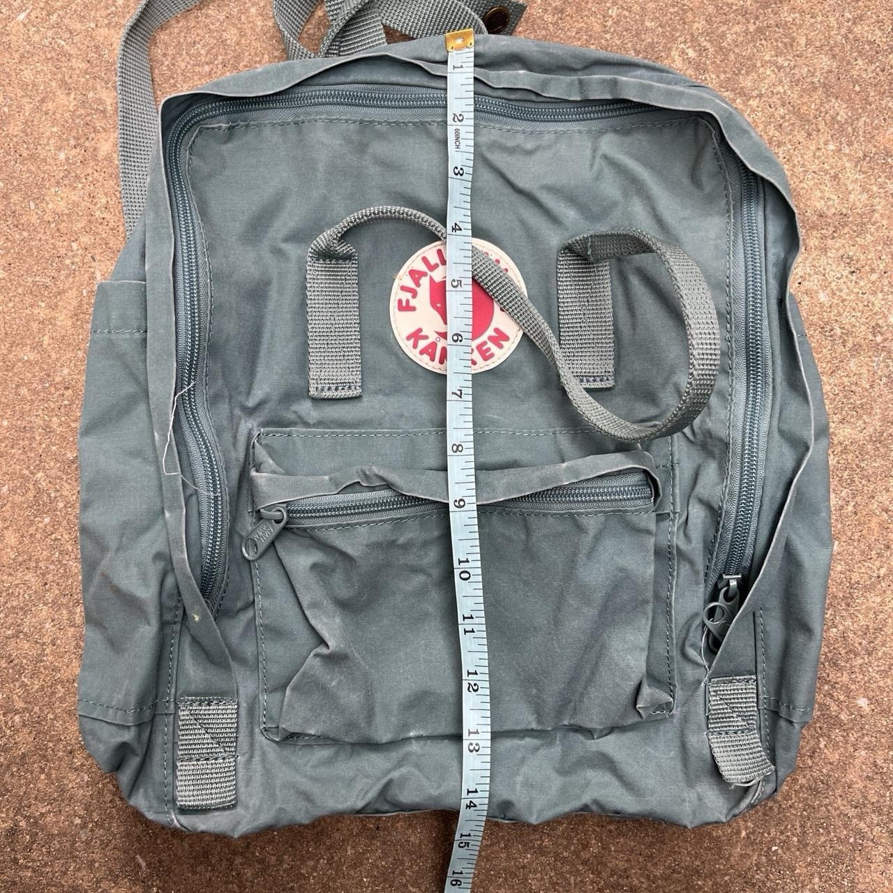 FJALLRAVEN KANKEN Classic Backpack Frost Green Water Resistant Laptop Bag Straps