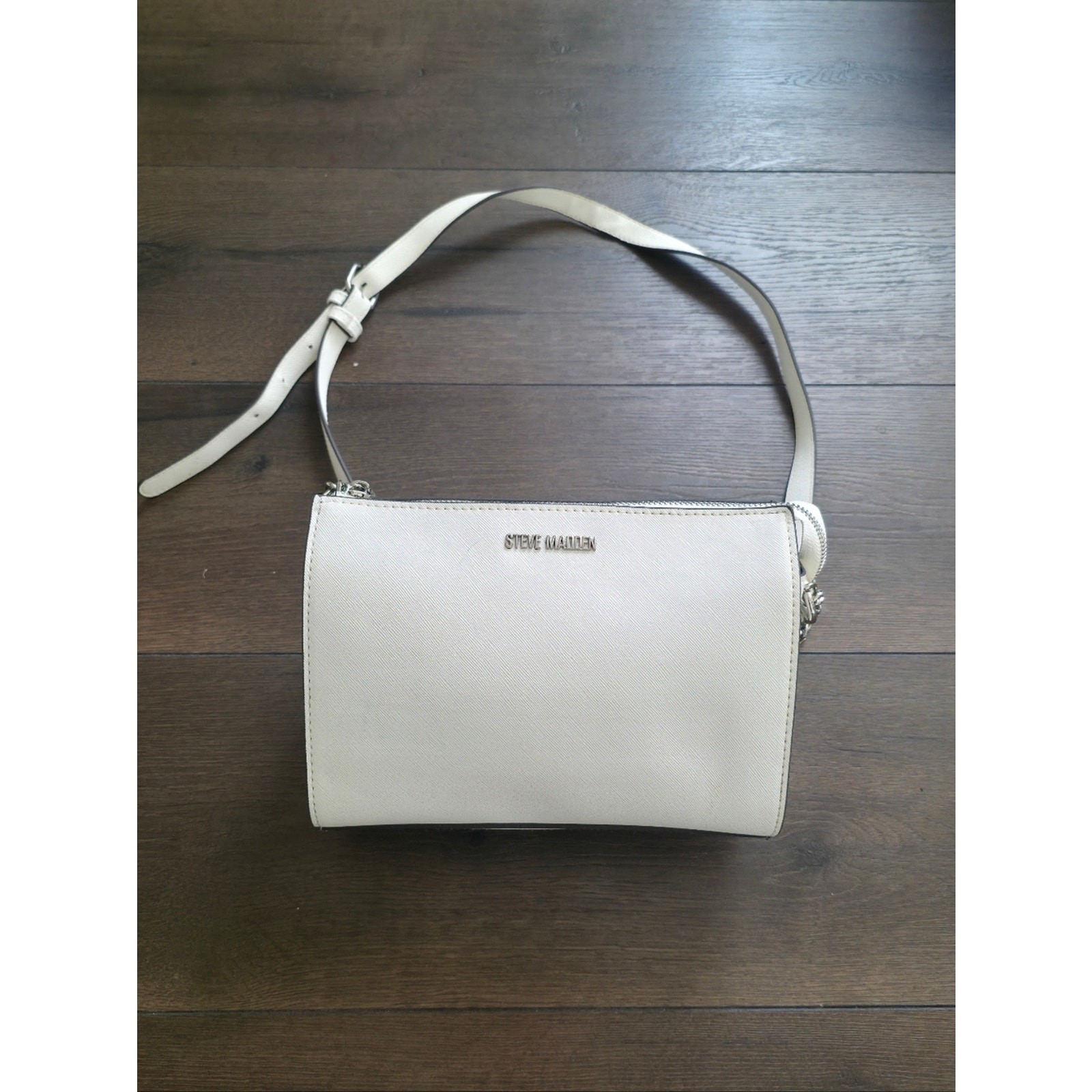 Steve Madden Cream Crossbody Bag