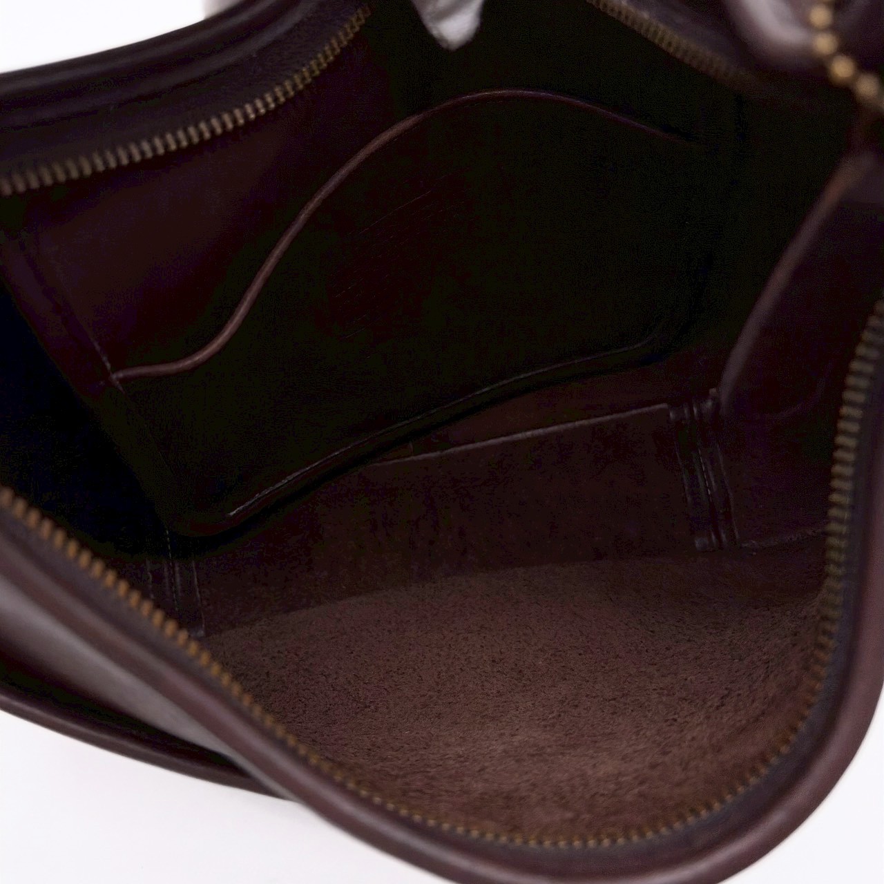 COACH Vintage Brown Leather Ergo Shoulder Bag 9033 Made in USA From Japan #233