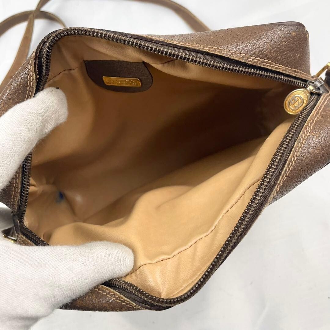 GUCCI Shoulder Bag GG Supreme Web stripe GG monogram Vintage Auth From Japan