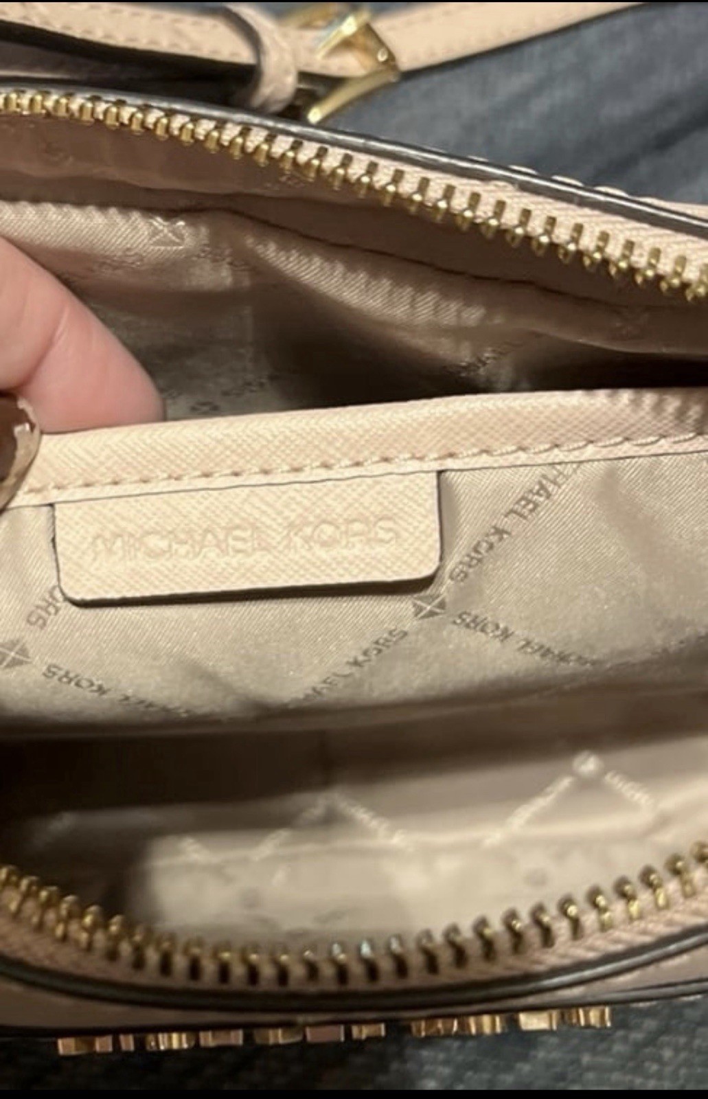 Michael Kors Sandrine Stud Crossbody Bag Camera Bag Style