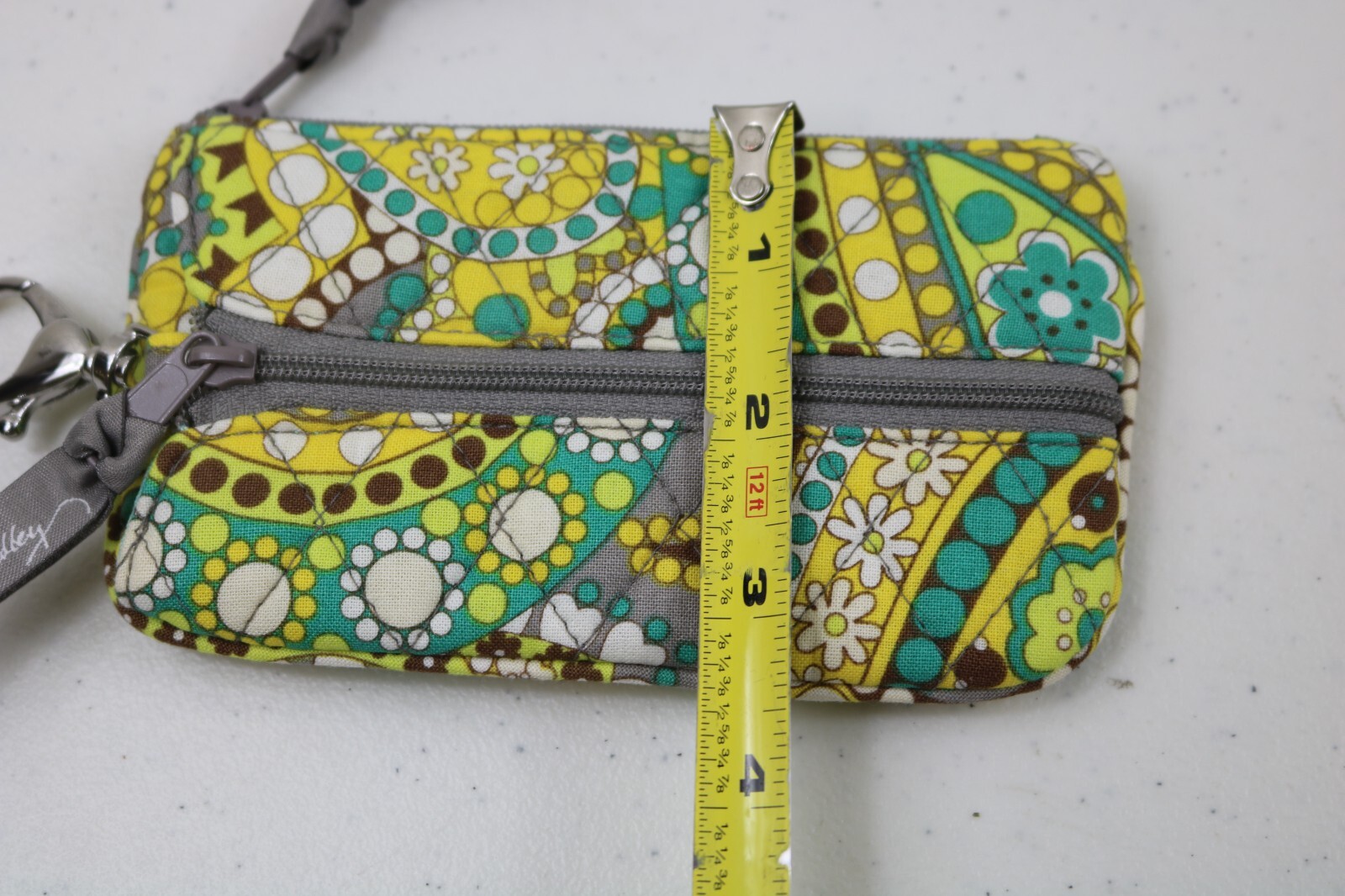 Vera Bradley Lizzy Lemon Parfait Bag New Without Tags Crossbody w/Coin Purse/Key
