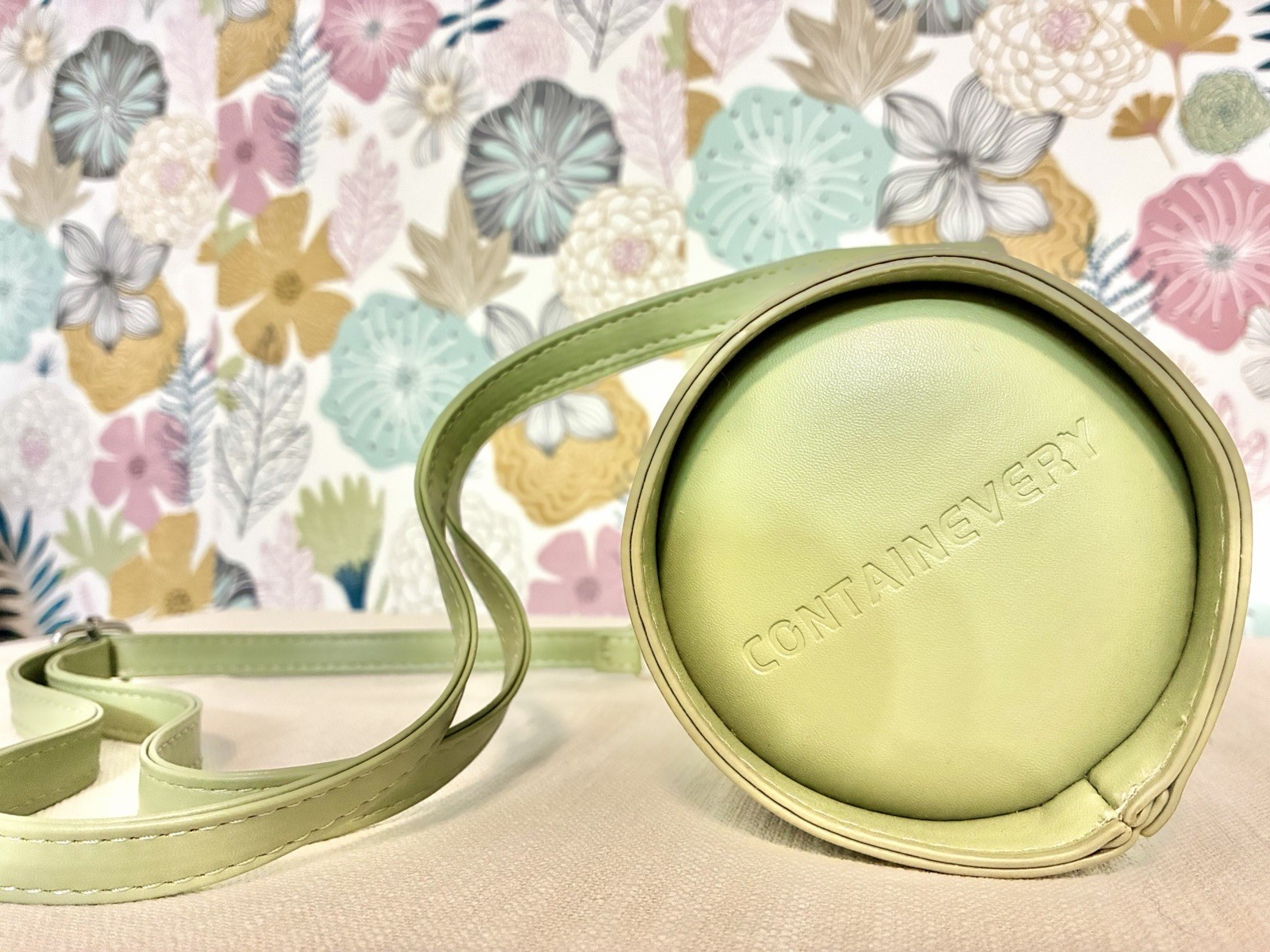 Cute Novelty Bubble Tea Purse Green Crossbody Bag Faux Leather Boba Drink