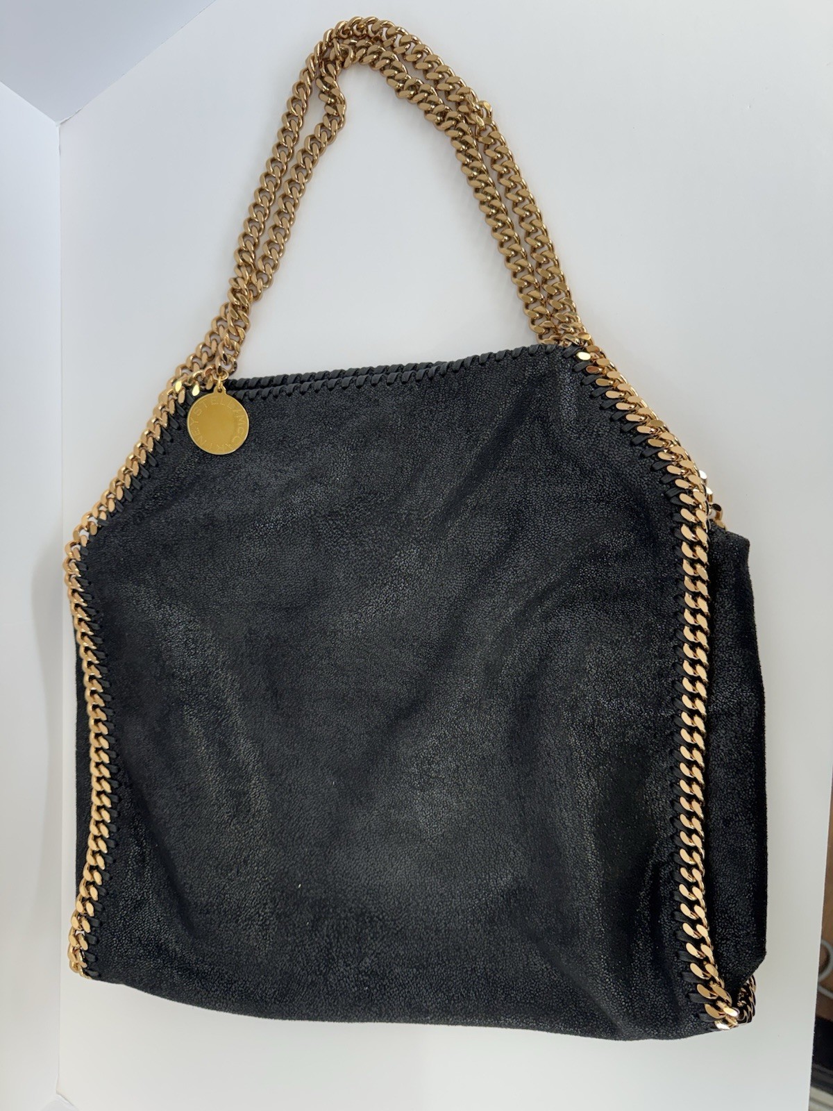 Stella McCartney Falabella Shaggy Deer Faux Leather Small Tote