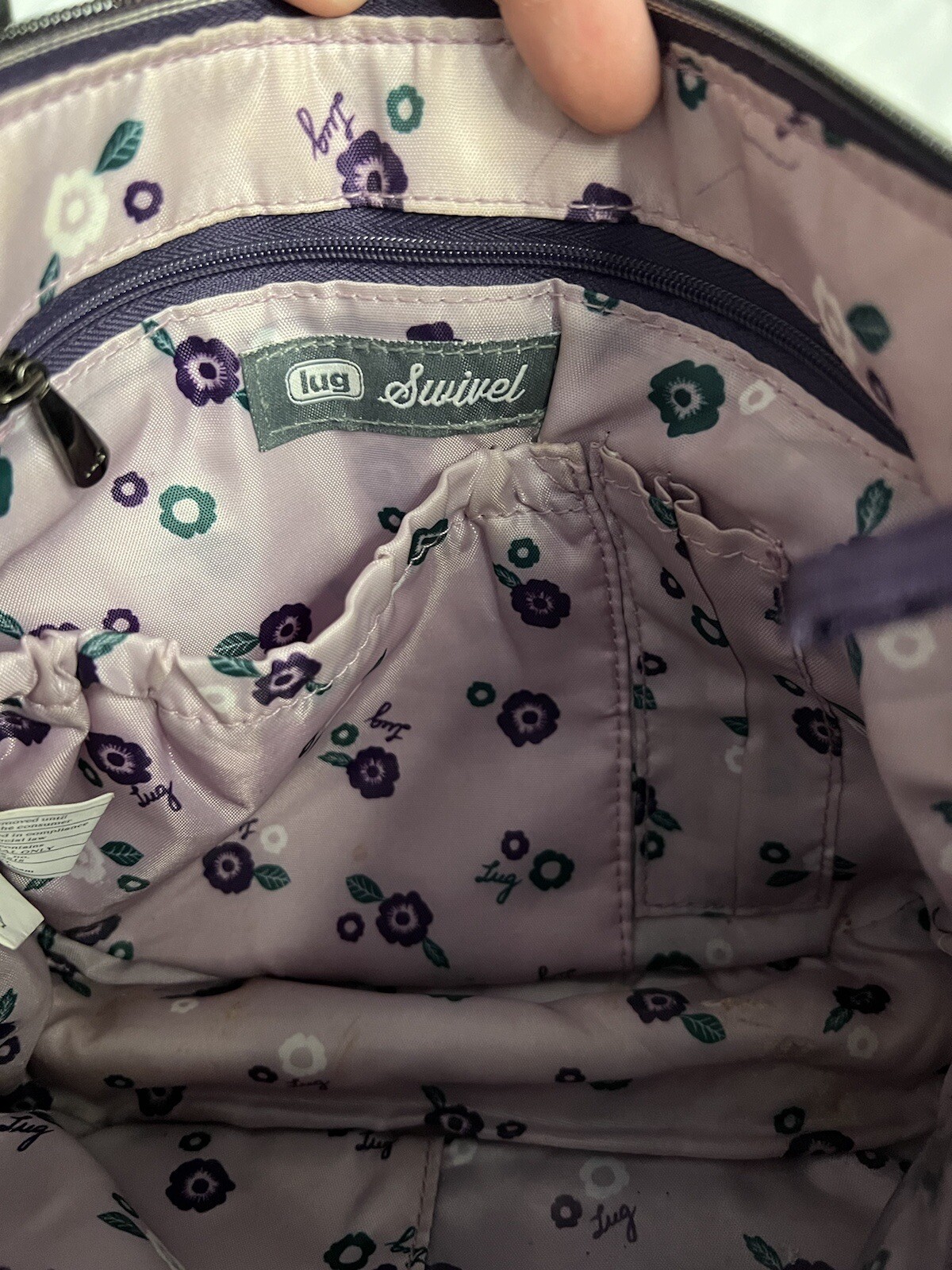 Lug Swivel Convertible Womens Purple Bag Purse Shoulder Strap