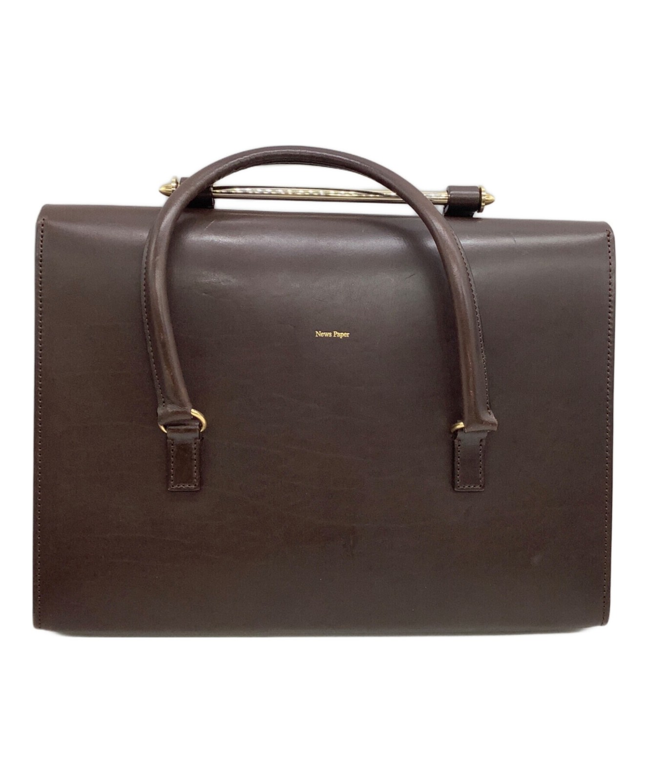PORTER Habsburg Leather Brown Bag #TFB3566